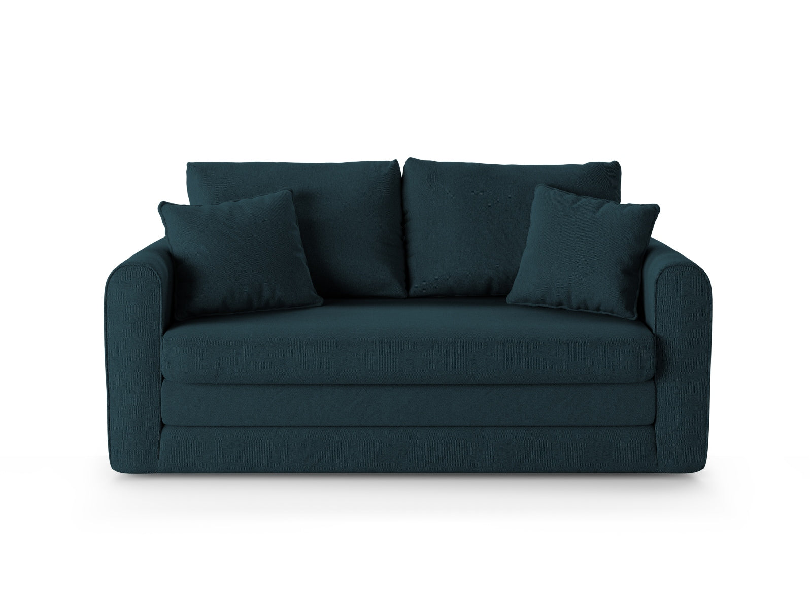 Lido Sofa mit Schlaffunktion 2 Sitzer in Petrol präsentiert im Onlineshop von KAQTU Design AG. Bettsofa ist von Micadoni