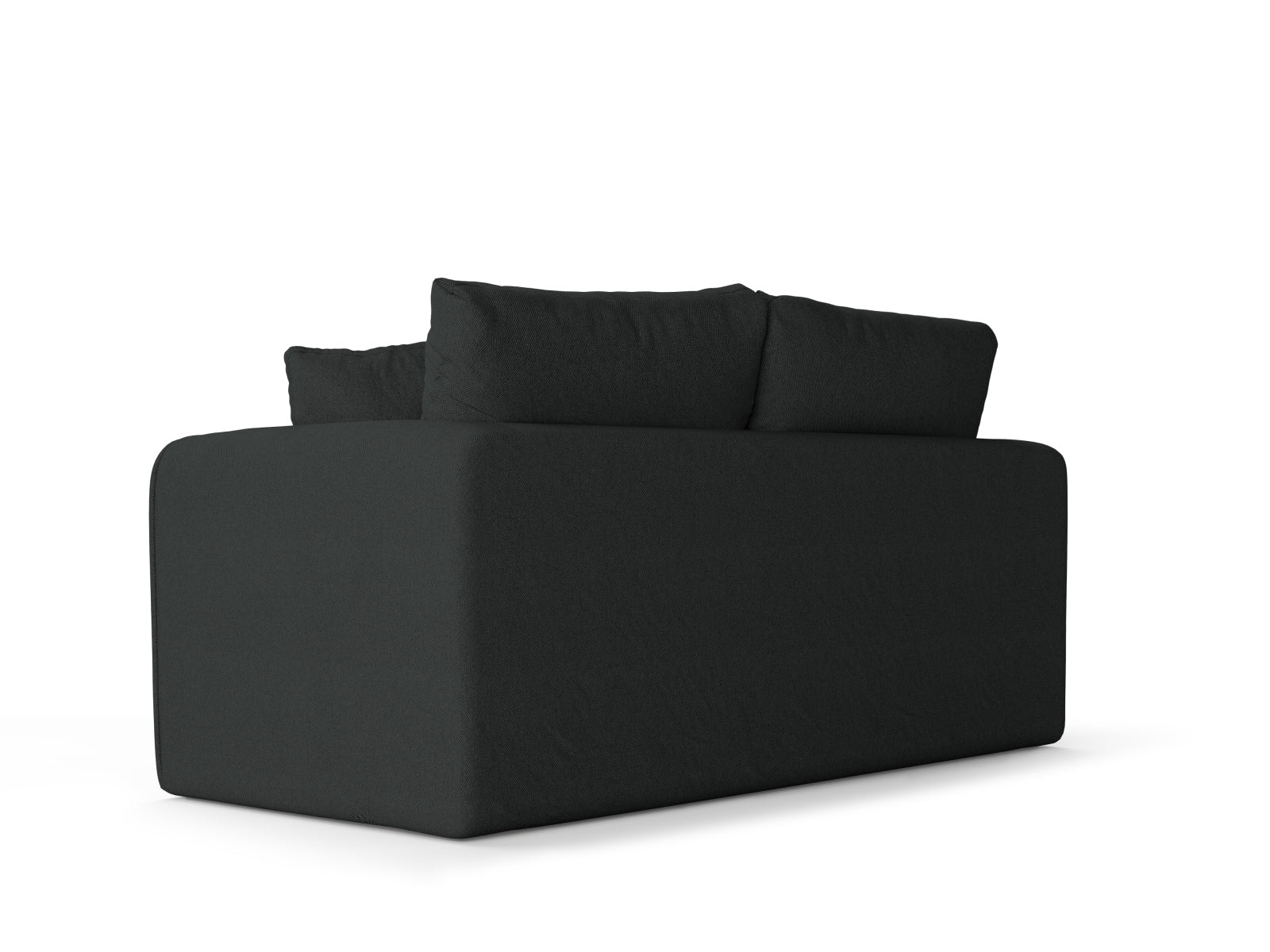 Lido Sofa mit Schlaffunktion 2 Sitzer in Dark Grey präsentiert im Onlineshop von KAQTU Design AG. Bettsofa ist von Micadoni