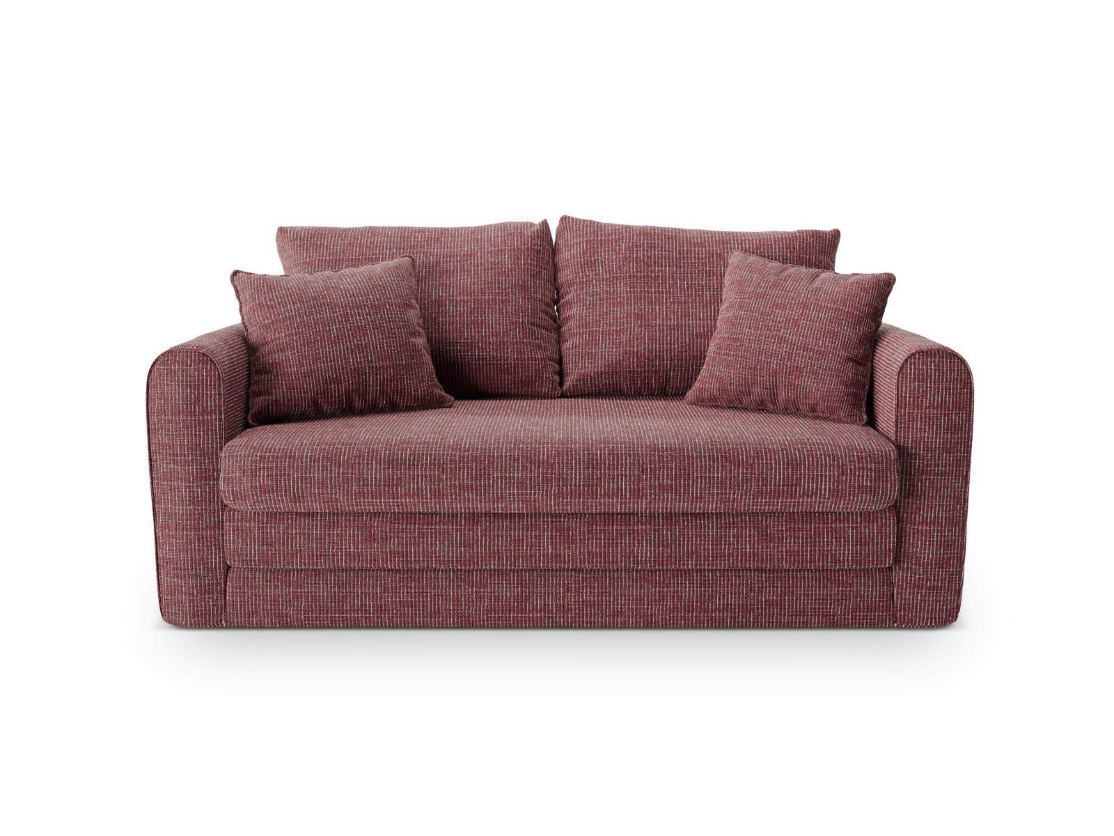 Lido Sofa mit Schlaffunktion 2 Sitzer in Red präsentiert im Onlineshop von KAQTU Design AG. Bettsofa ist von Micadoni