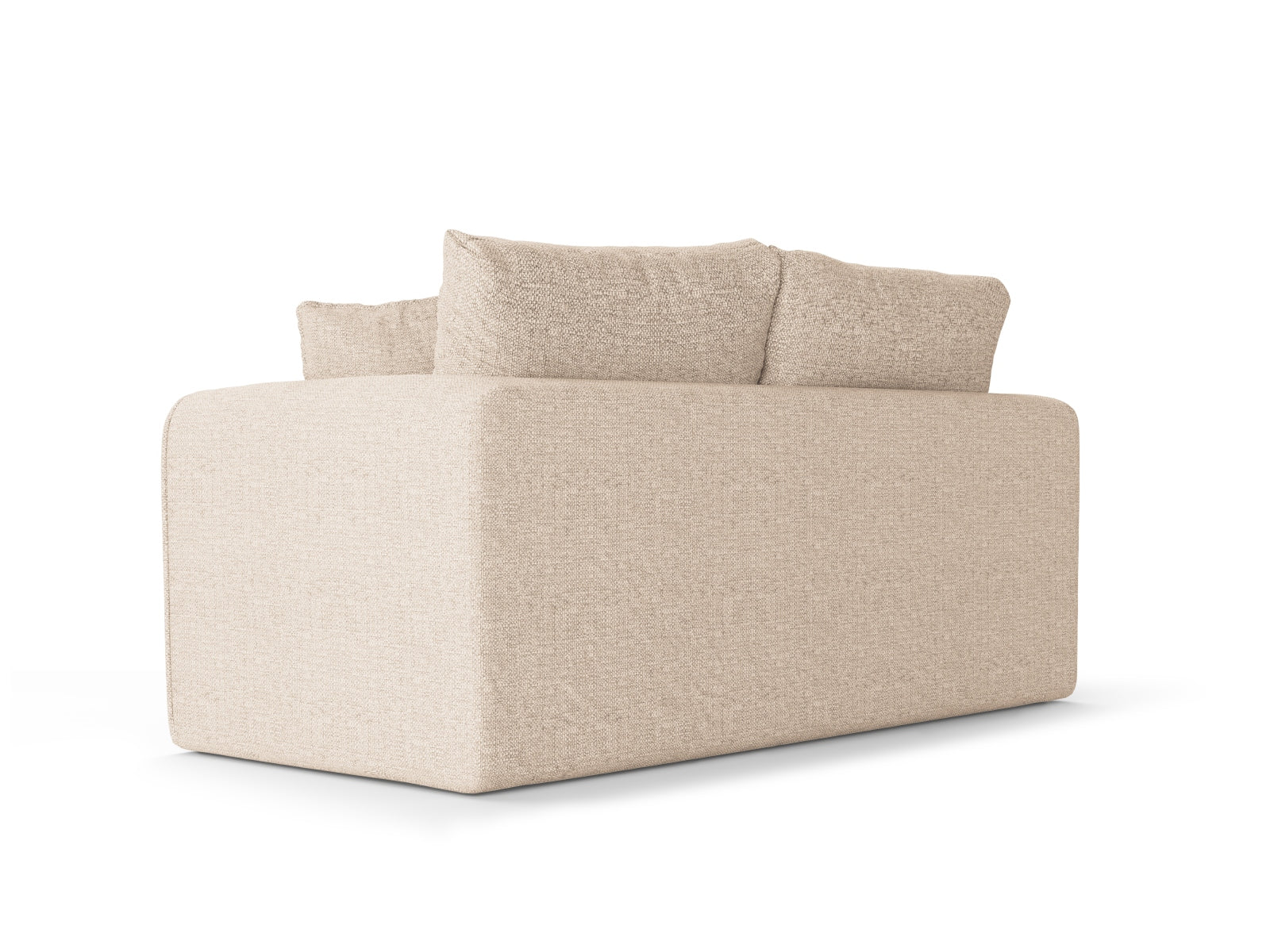 Lido Sofa mit Schlaffunktion 2 Sitzer in Light Beige präsentiert im Onlineshop von KAQTU Design AG. Bettsofa ist von Micadoni