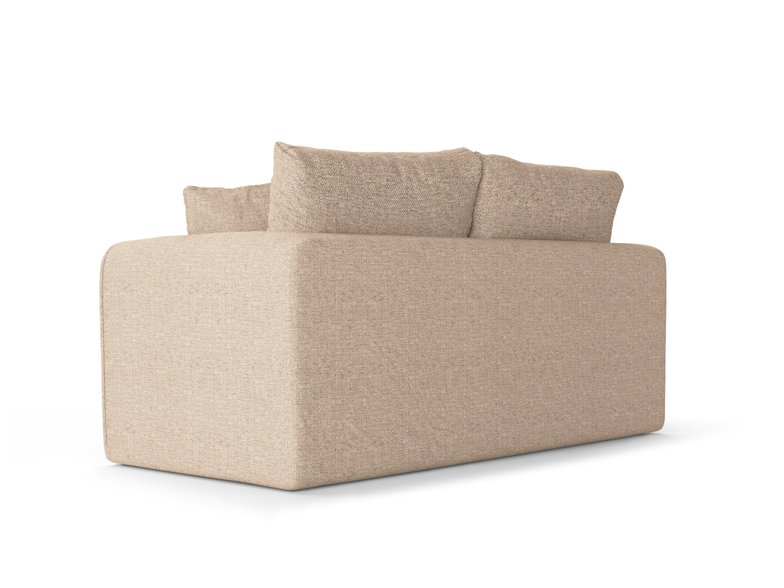 Lido Sofa mit Schlaffunktion 2 Sitzer in Beige präsentiert im Onlineshop von KAQTU Design AG. Bettsofa ist von Micadoni