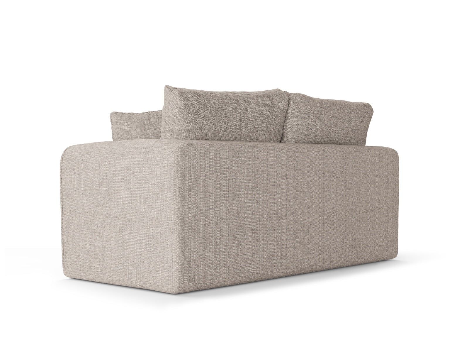 Lido Sofa mit Schlaffunktion 2 Sitzer in Light Grey präsentiert im Onlineshop von KAQTU Design AG. Bettsofa ist von Micadoni
