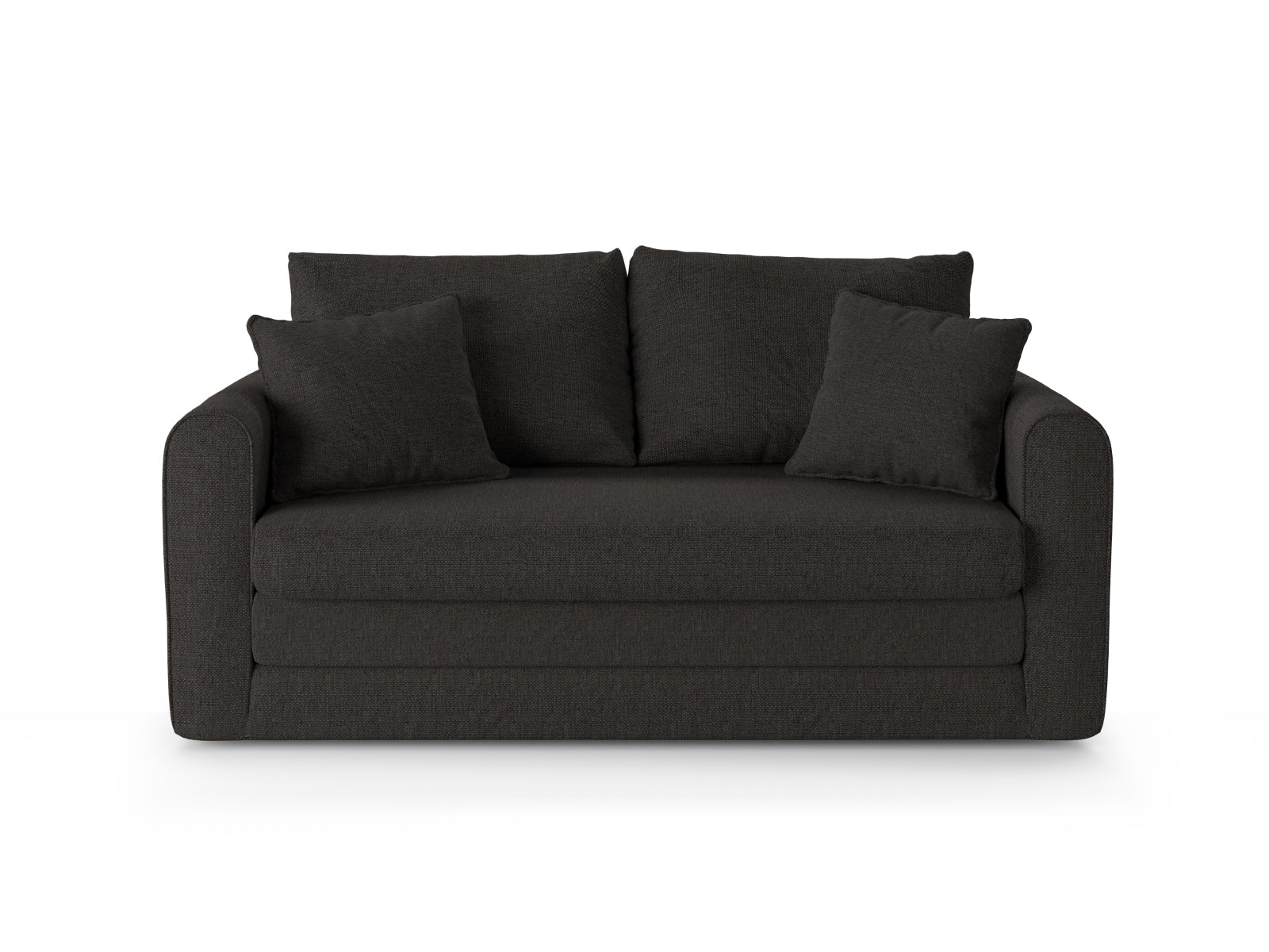 Lido Sofa mit Schlaffunktion 2 Sitzer in Dark Grey präsentiert im Onlineshop von KAQTU Design AG. Bettsofa ist von Micadoni