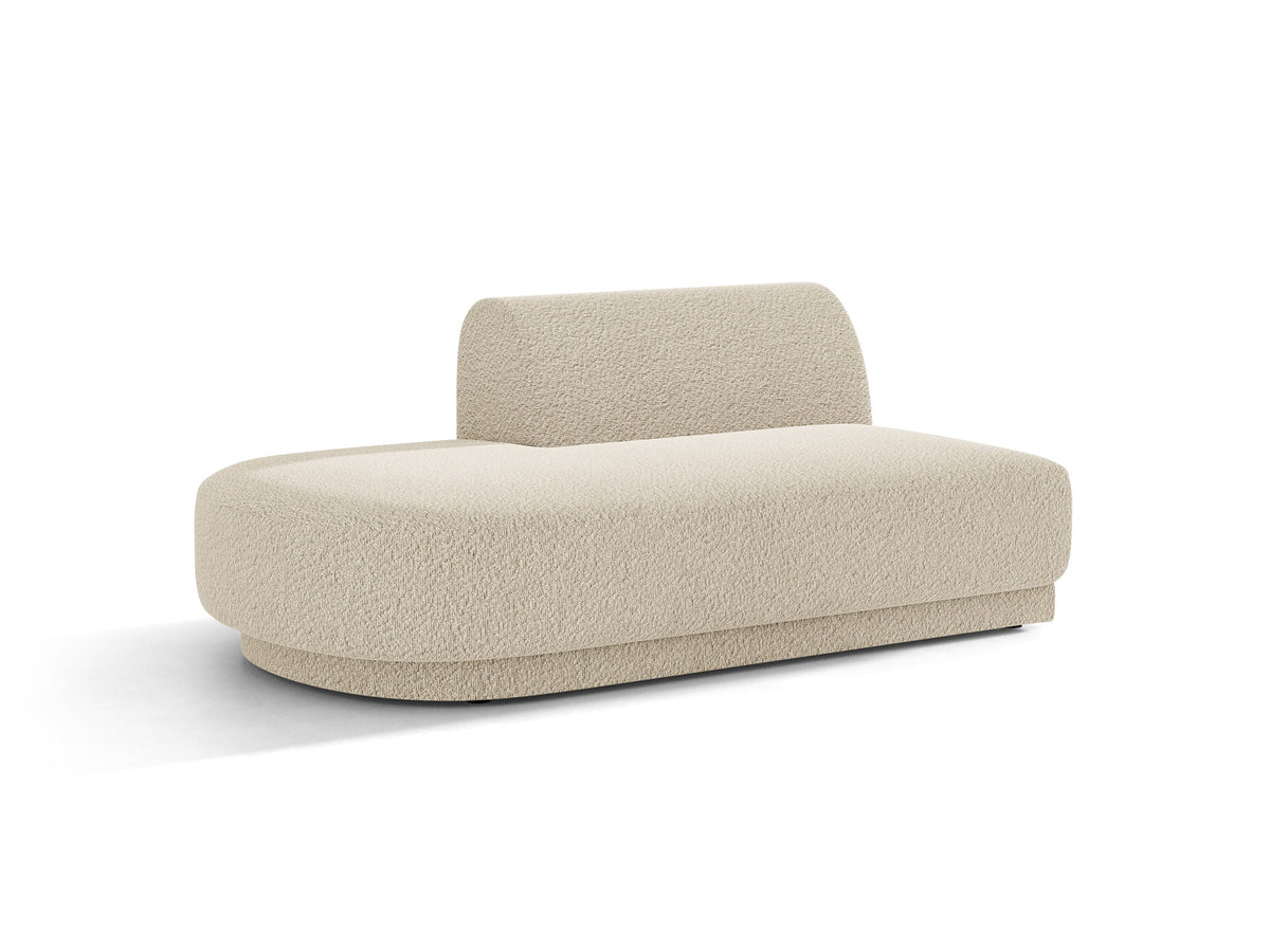 Miley Sitting Module Open links 2 Sitzer in Beige-Baloo präsentiert im Onlineshop von KAQTU Design AG. Modulares Sofa ist von Micadoni