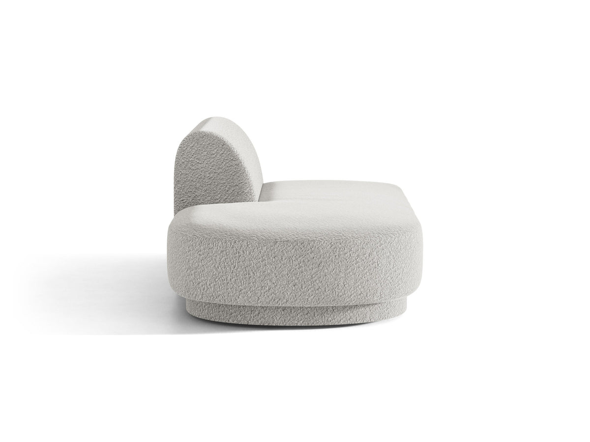 Miley Sitting Module Open links 2 Sitzer in Light Grey-Baloo präsentiert im Onlineshop von KAQTU Design AG. Modulares Sofa ist von Micadoni