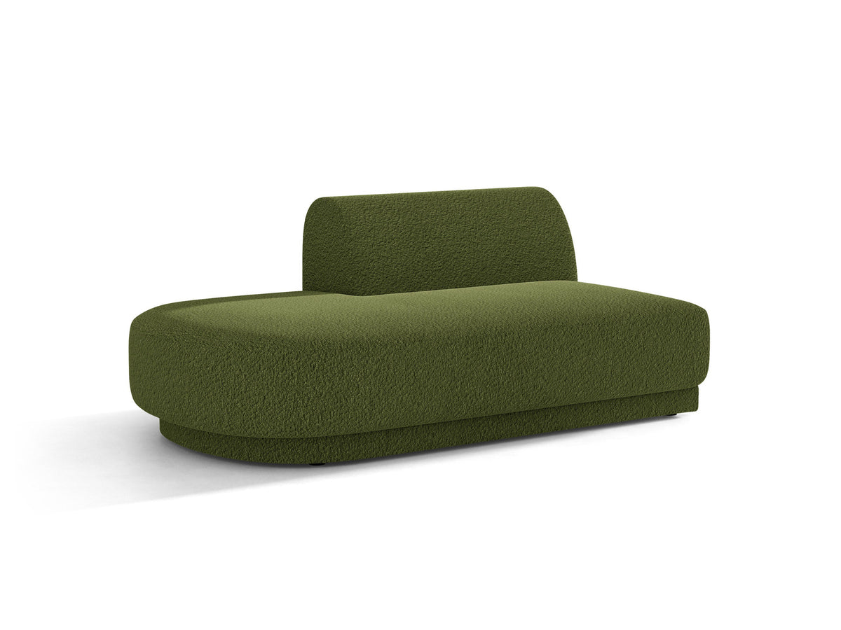 Miley Sitting Module Open links 2 Sitzer in Dark Olive Green-Baloo präsentiert im Onlineshop von KAQTU Design AG. Modulares Sofa ist von Micadoni