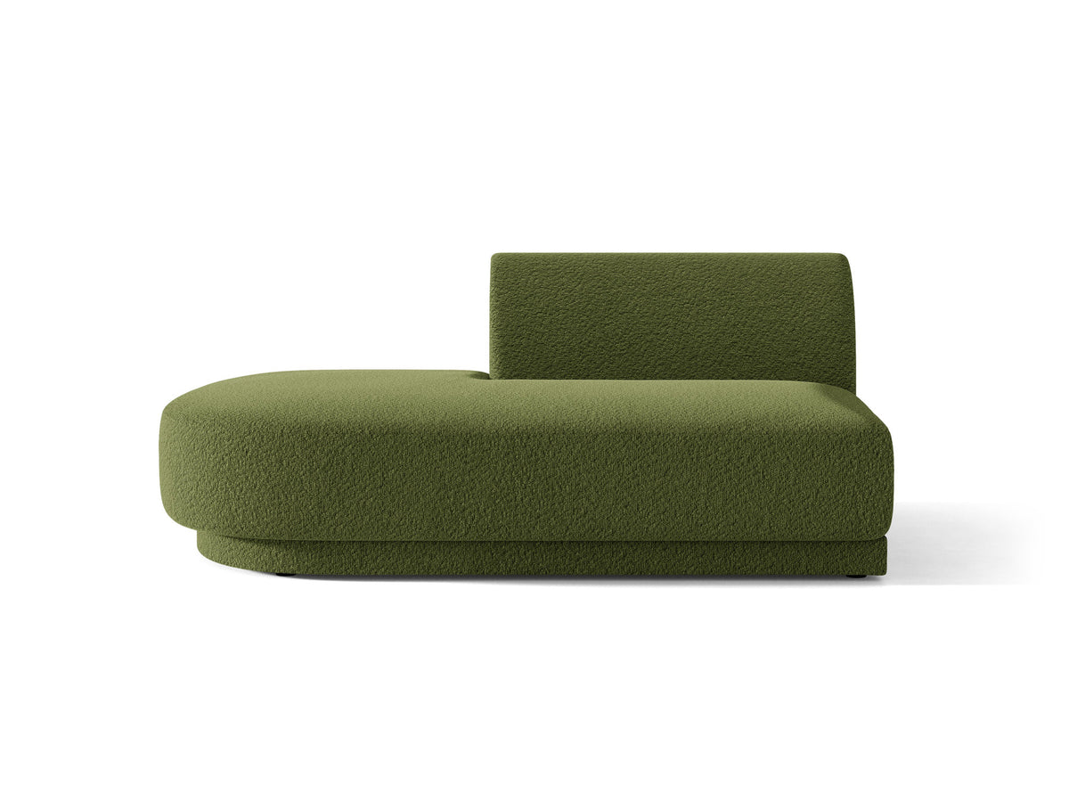 Miley Sitting Module Open links 2 Sitzer in Dark Olive Green-Baloo präsentiert im Onlineshop von KAQTU Design AG. Modulares Sofa ist von Micadoni