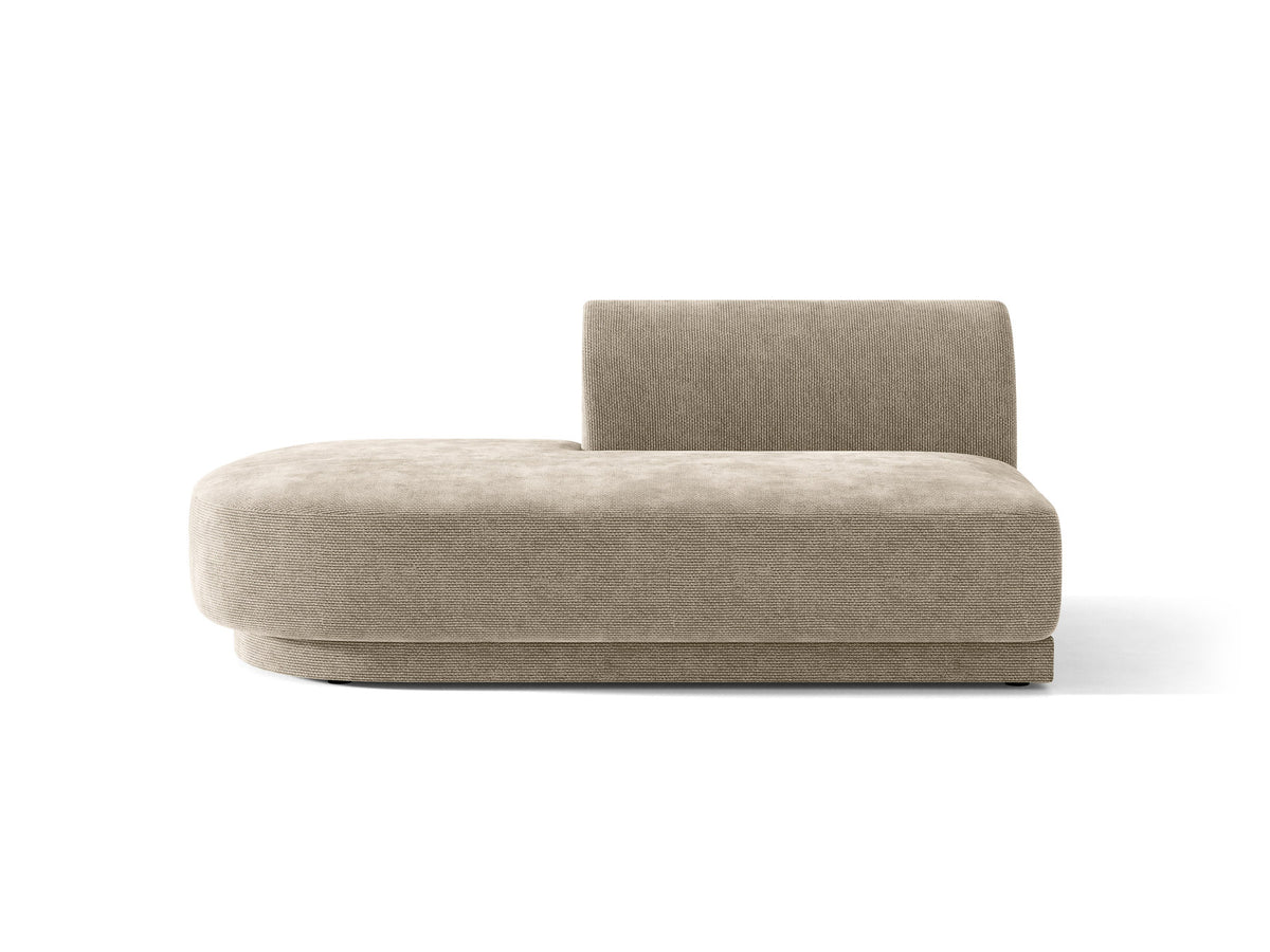 Miley Sitting Module Open links 2 Sitzer in Beige-Haga präsentiert im Onlineshop von KAQTU Design AG. Modulares Sofa ist von Micadoni