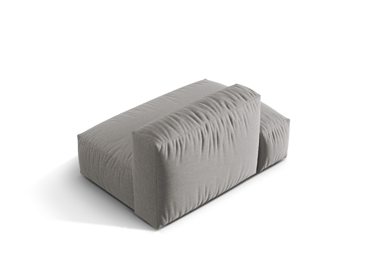 Martina Sofa links 2 Sitzer in Light Grey-Boston präsentiert im Onlineshop von KAQTU Design AG. L-Sofa links ist von Micadoni