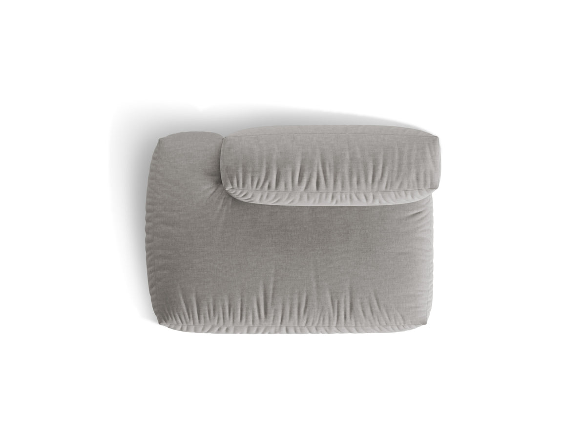 Martina Sofa links 2 Sitzer in Light Grey-Boston präsentiert im Onlineshop von KAQTU Design AG. L-Sofa links ist von Micadoni