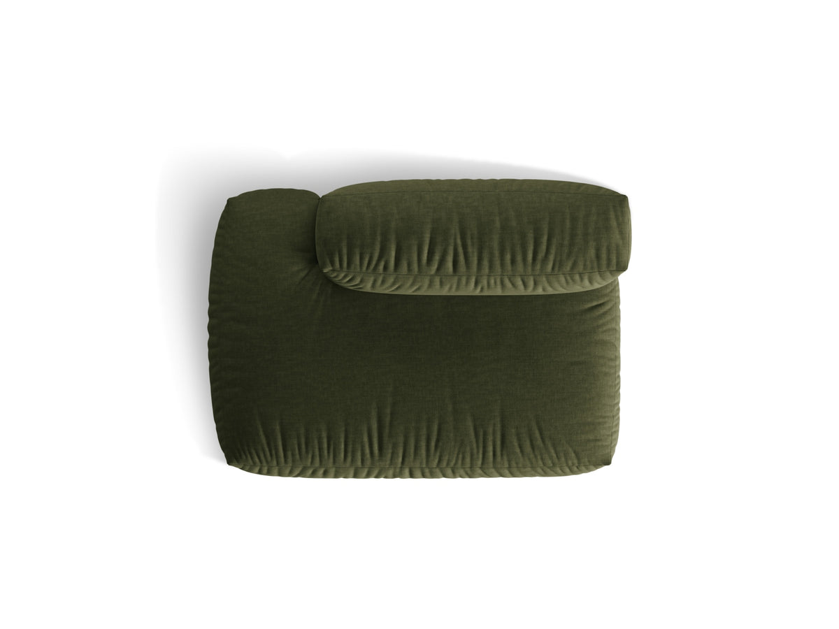 Martina Sofa links 2 Sitzer in Green-Boston präsentiert im Onlineshop von KAQTU Design AG. L-Sofa links ist von Micadoni
