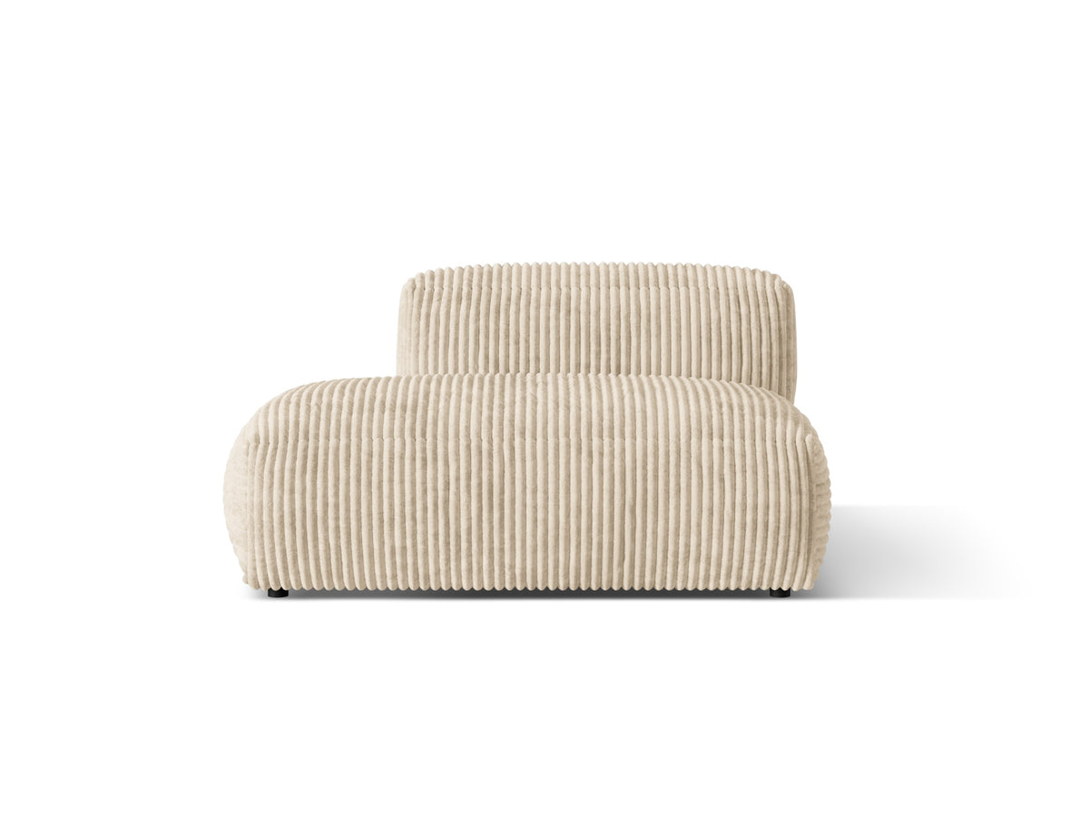 Martina Sofa links 2 Sitzer in Light Beige-Tilia präsentiert im Onlineshop von KAQTU Design AG. L-Sofa links ist von Micadoni