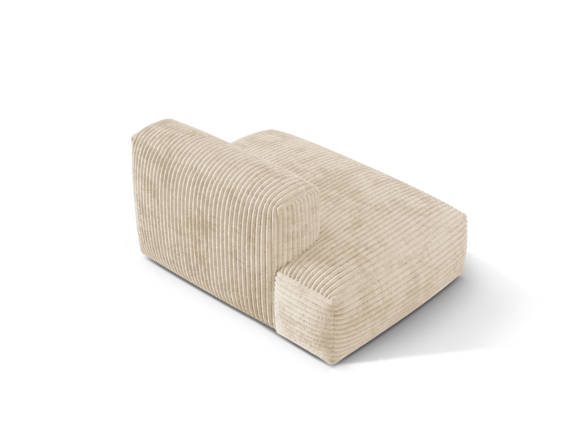 Martina Sofa links 2 Sitzer in Light Beige-Tilia präsentiert im Onlineshop von KAQTU Design AG. L-Sofa links ist von Micadoni