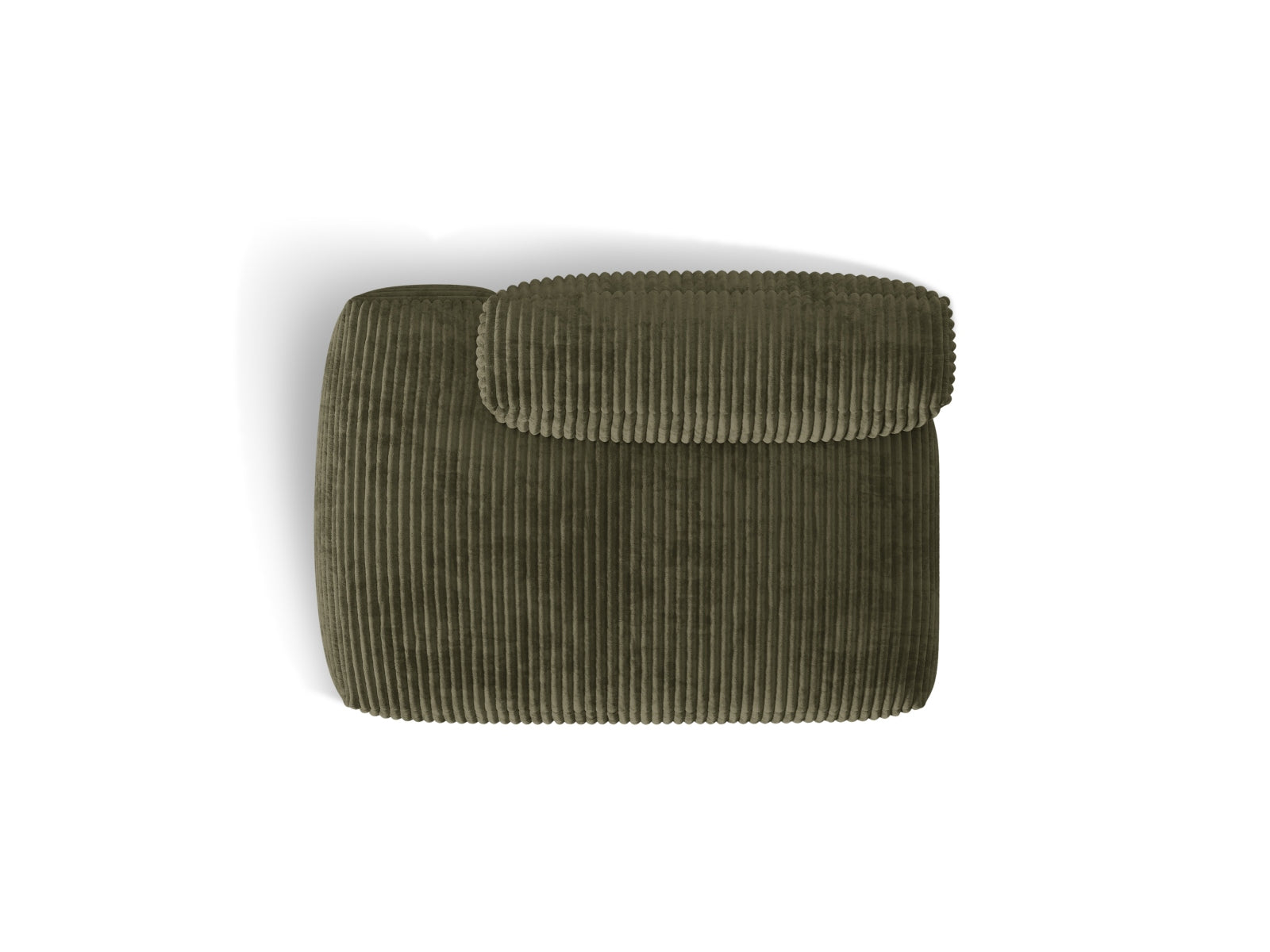 Martina Sofa links 2 Sitzer in Moss Green präsentiert im Onlineshop von KAQTU Design AG. L-Sofa links ist von Micadoni