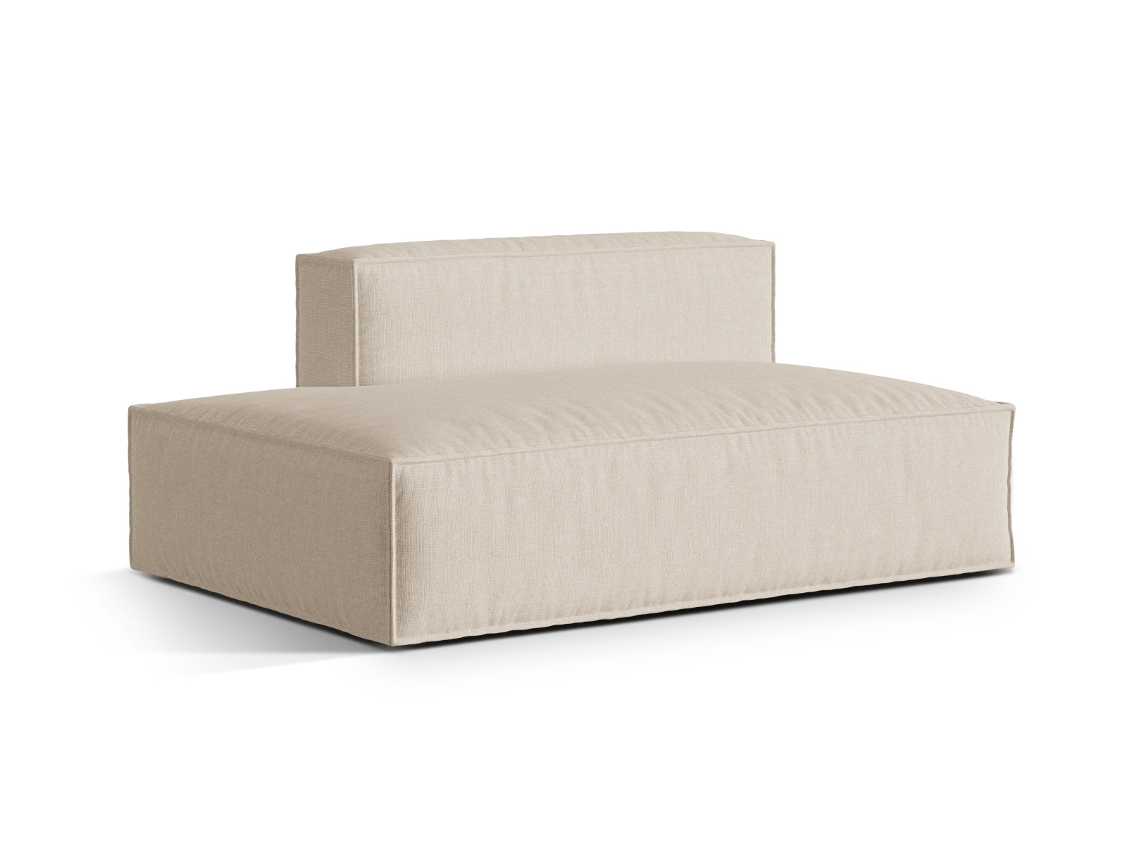 Nuria Modular Sofa links 3 Sitzer in Beige präsentiert im Onlineshop von KAQTU Design AG. Modulares Sofa ist von Micadoni