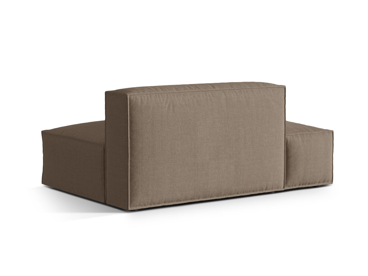 3-Sitzer Modulares Sofa links Nuria in Cappuccino-Liberty präsentiert im Onlineshop von KAQTU Design AG. 3er Sofa ist von Micadoni