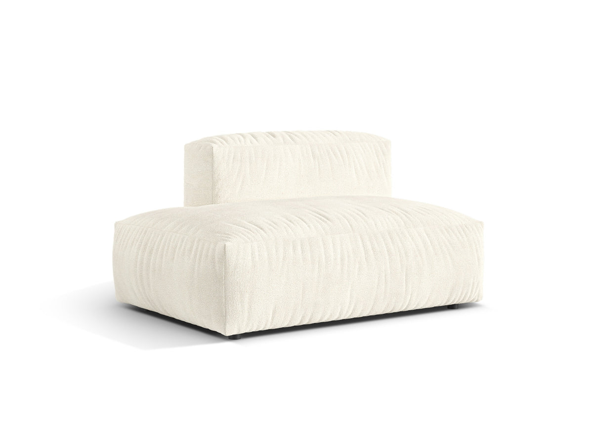 2-Sitzer Sofaelement links Martina in Ivory-Monet präsentiert im Onlineshop von KAQTU Design AG. Modulares Sofa ist von Micadoni