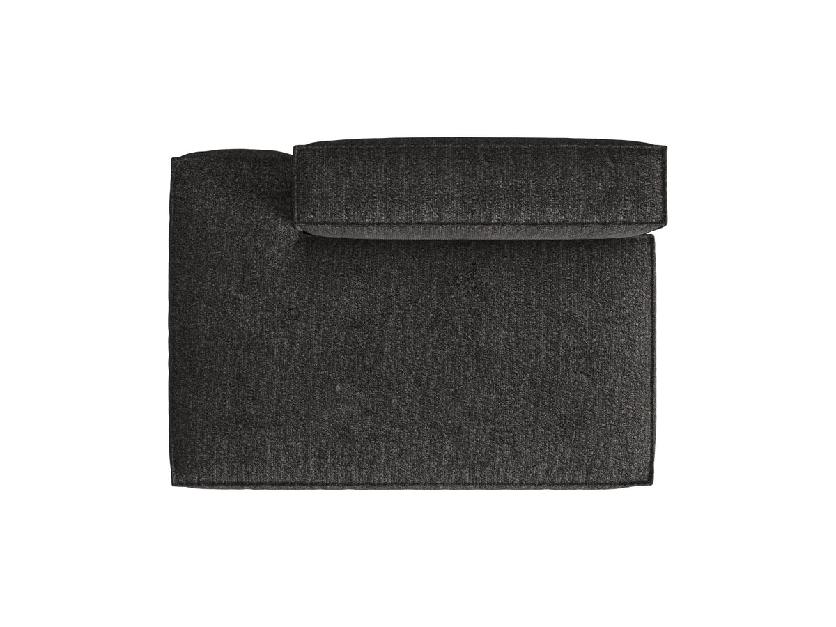 Nuria Boucle Modular Sofa links 3 Sitzer in Anthracite-Monet präsentiert im Onlineshop von KAQTU Design AG. Modulares Sofa ist von Micadoni