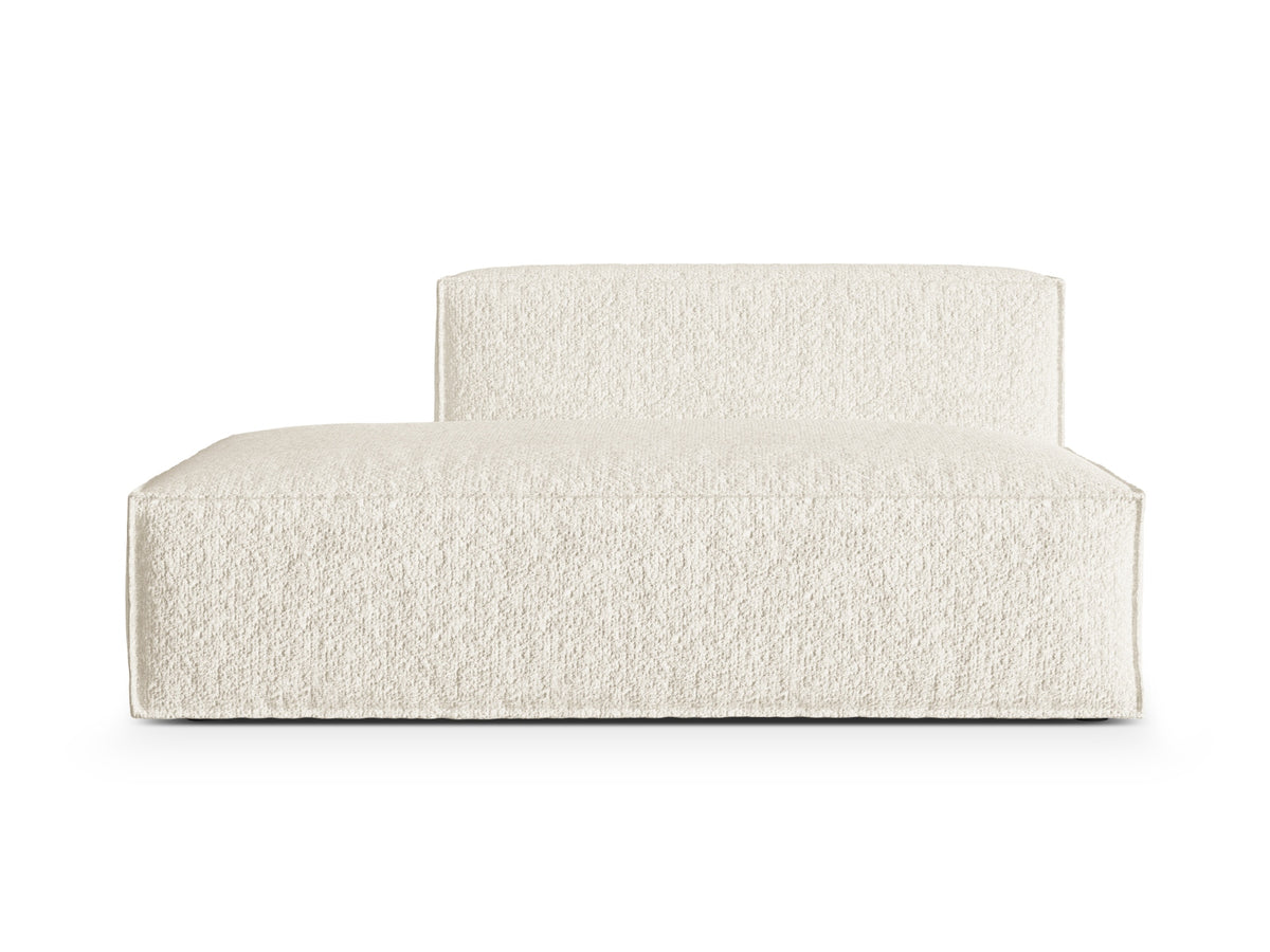 Nuria Boucle Modular Sofa links 3 Sitzer in Ivory-Monet präsentiert im Onlineshop von KAQTU Design AG. Modulares Sofa ist von Micadoni