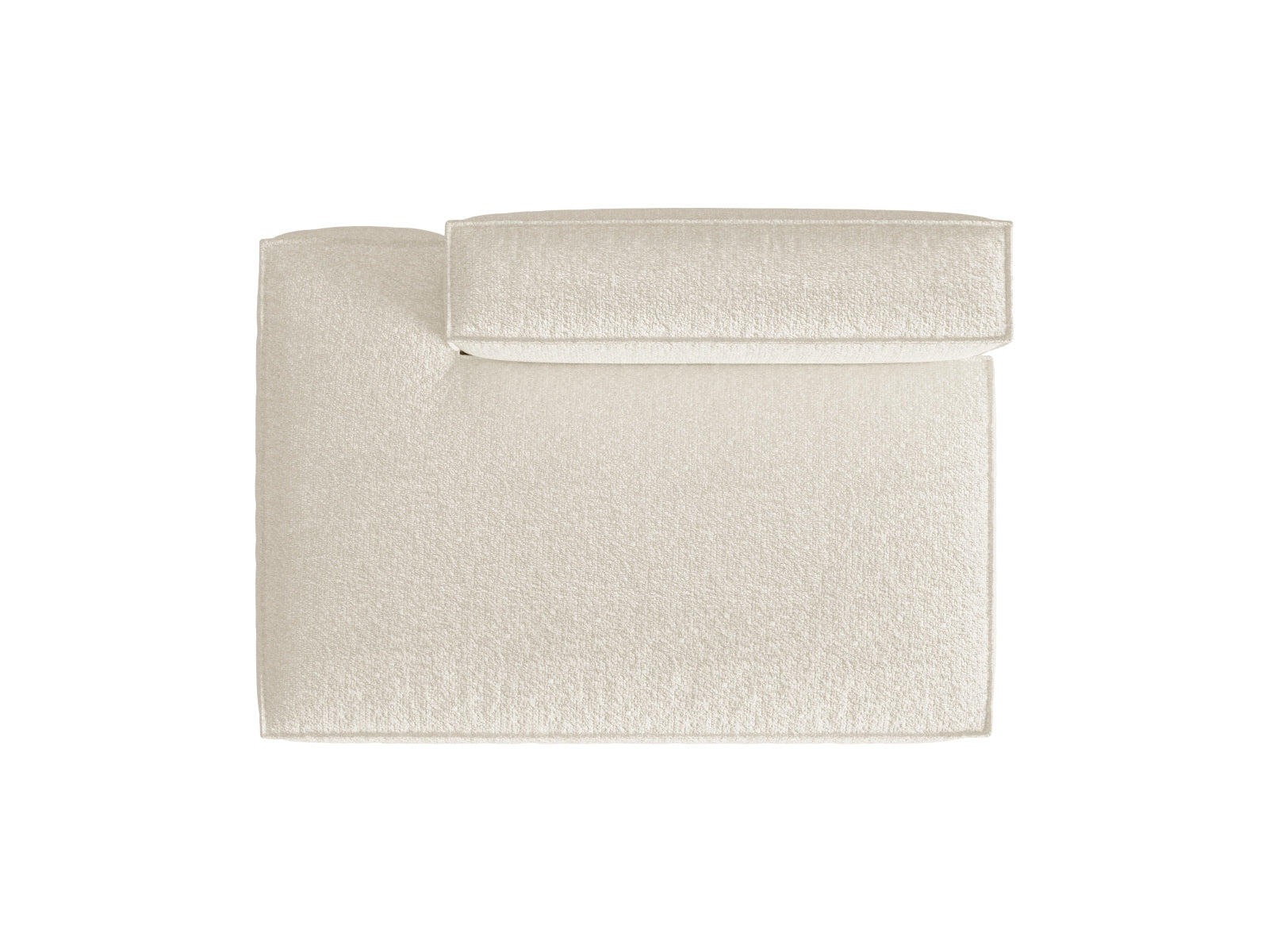 Entdecken Sie das Nuria Boucle 3-Sitzer Sofa links von Micadoni – elegantes, modulares Sofa für zeitgemässen Komfort und flexible Wohnkonzepte.