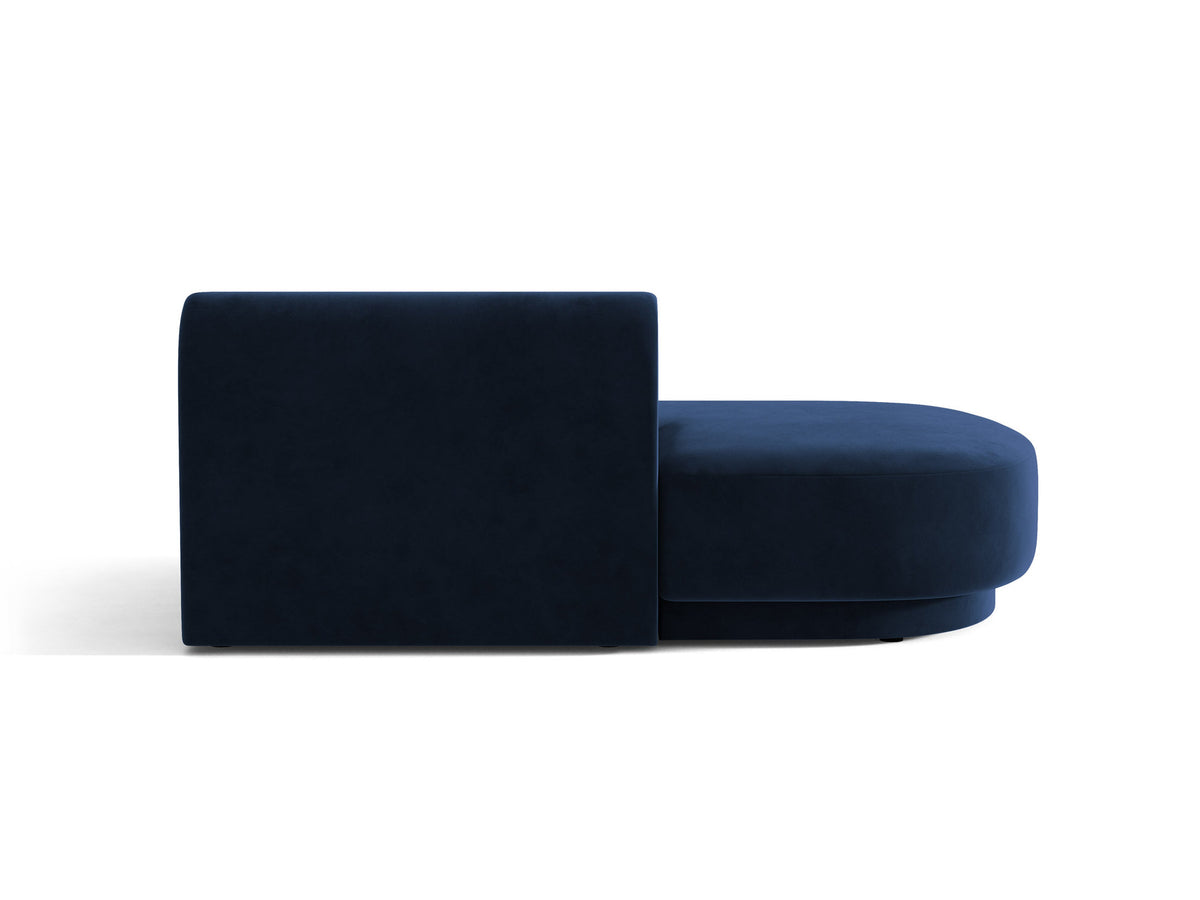 Miley Sitting Module Open links 2 Sitzer in Royal Blue-Bluvel präsentiert im Onlineshop von KAQTU Design AG. Modulares Sofa ist von Micadoni