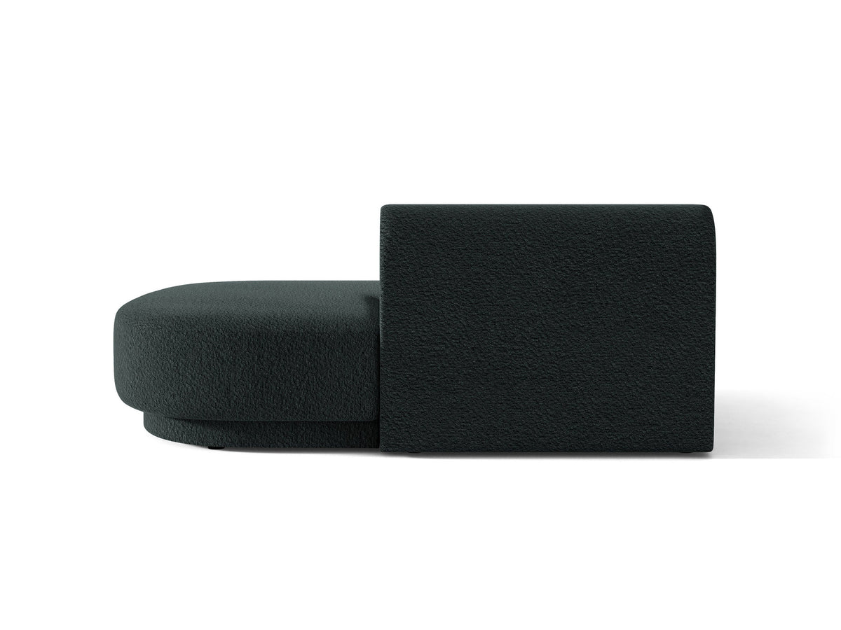Miley Sitting Module Open rechts 2 Sitzer in Black-Baloo präsentiert im Onlineshop von KAQTU Design AG. Modulares Sofa ist von Micadoni