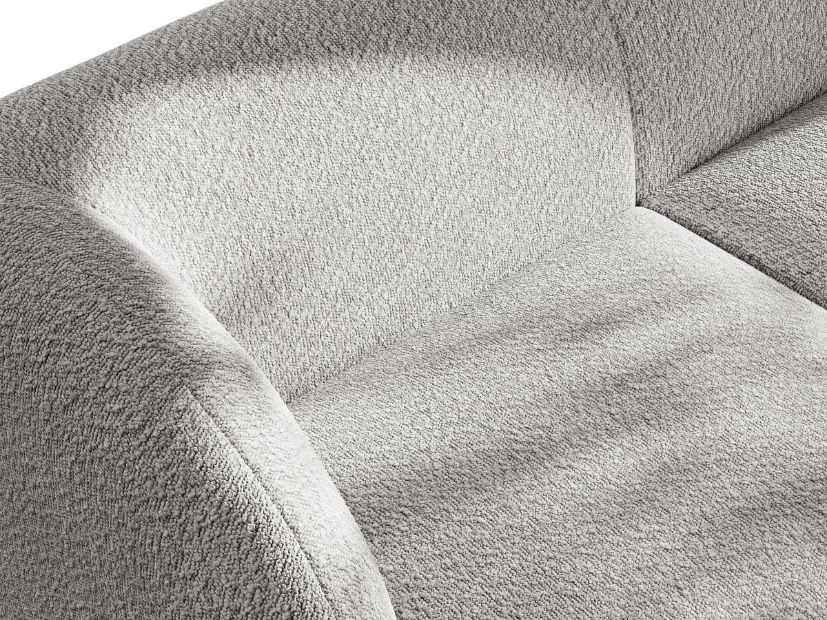 Miley Sitting Module Open rechts 2 Sitzer in Light Grey-Baloo präsentiert im Onlineshop von KAQTU Design AG. Modulares Sofa ist von Micadoni