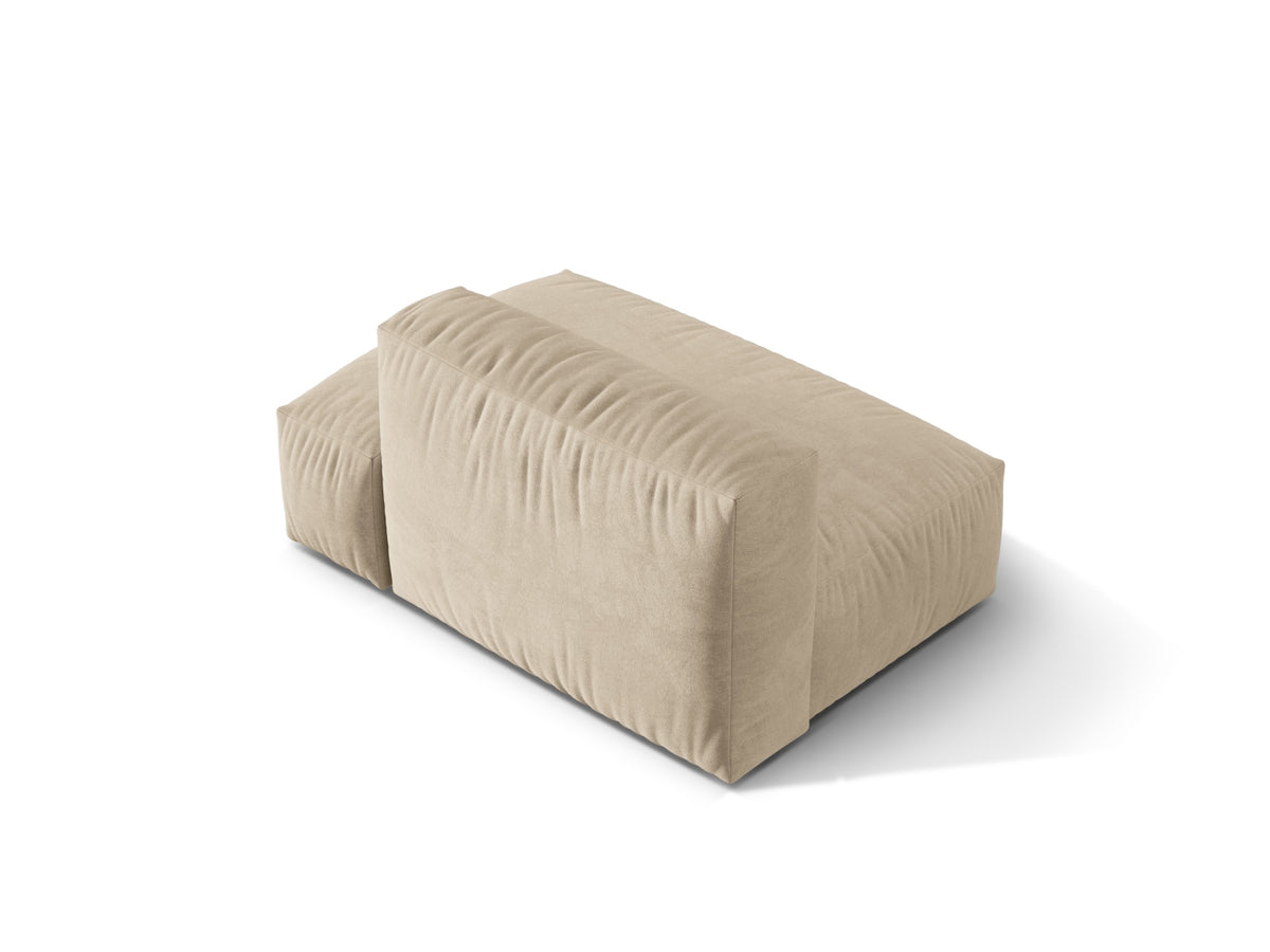 Martina Sofa rechts 2 Sitzer in Light Beige-Vogue präsentiert im Onlineshop von KAQTU Design AG. L-Sofa rechts ist von Micadoni