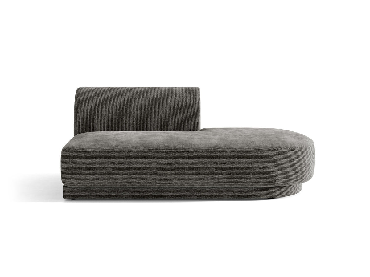 Miley Sitting Module Open rechts 2 Sitzer in Grey-Haga präsentiert im Onlineshop von KAQTU Design AG. Modulares Sofa ist von Micadoni