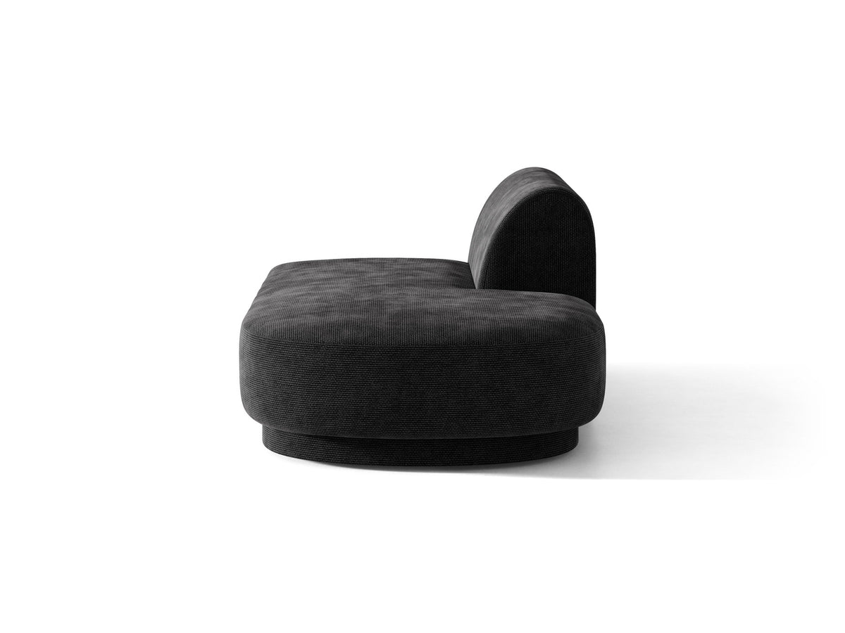 Miley Sitting Module Open rechts 2 Sitzer in Black-Haga präsentiert im Onlineshop von KAQTU Design AG. Modulares Sofa ist von Micadoni