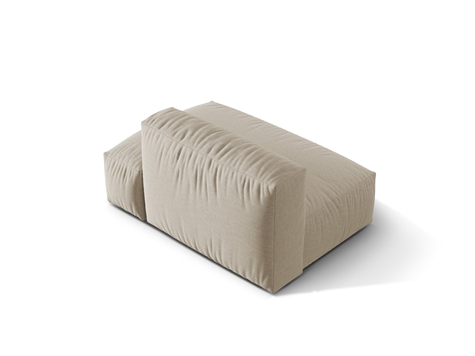 Martina Sofa rechts 2 Sitzer in Light Beige präsentiert im Onlineshop von KAQTU Design AG. L-Sofa rechts ist von Micadoni