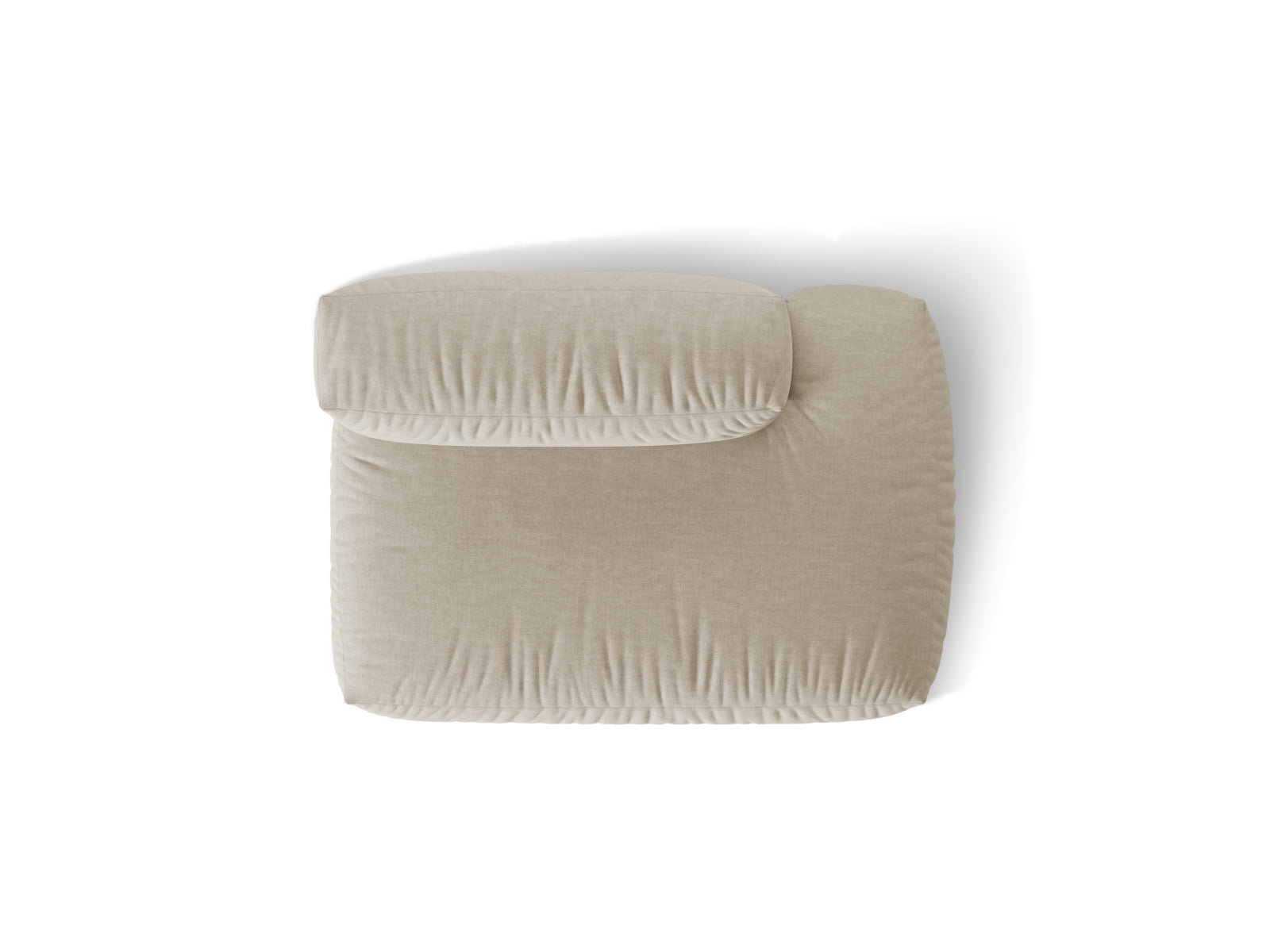 Martina Sofa rechts 2 Sitzer in Light Beige präsentiert im Onlineshop von KAQTU Design AG. L-Sofa rechts ist von Micadoni