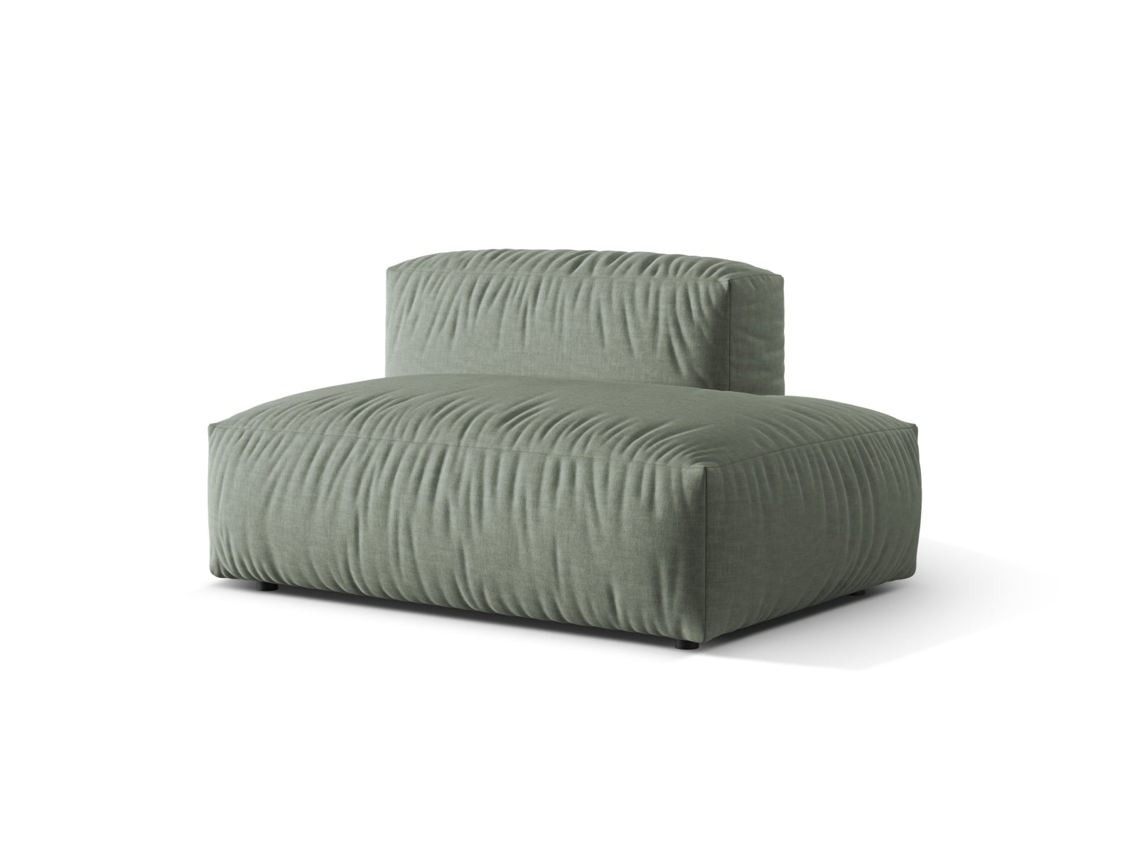Martina Sofa rechts 2 Sitzer in Moss Green präsentiert im Onlineshop von KAQTU Design AG. L-Sofa rechts ist von Micadoni