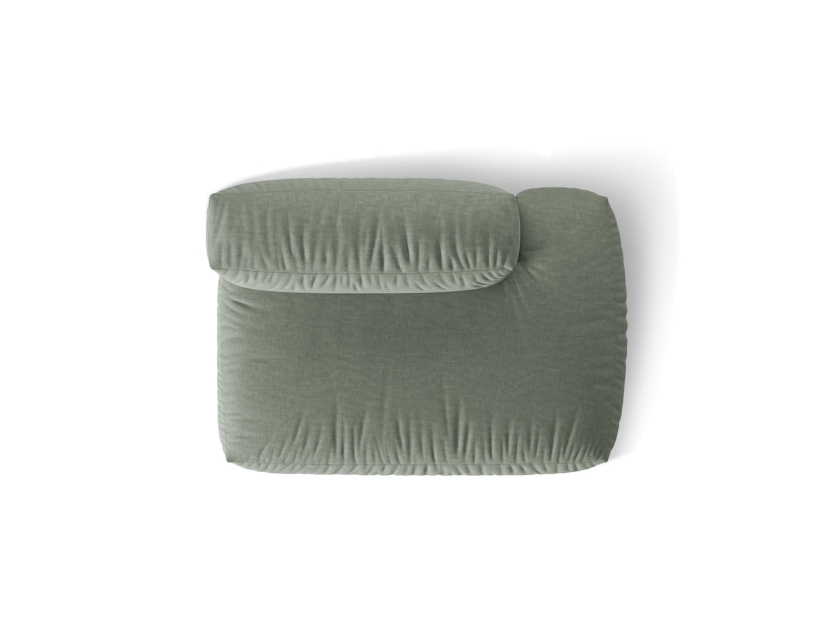 Martina Sofa rechts 2 Sitzer in Moss Green-Boston präsentiert im Onlineshop von KAQTU Design AG. L-Sofa rechts ist von Micadoni