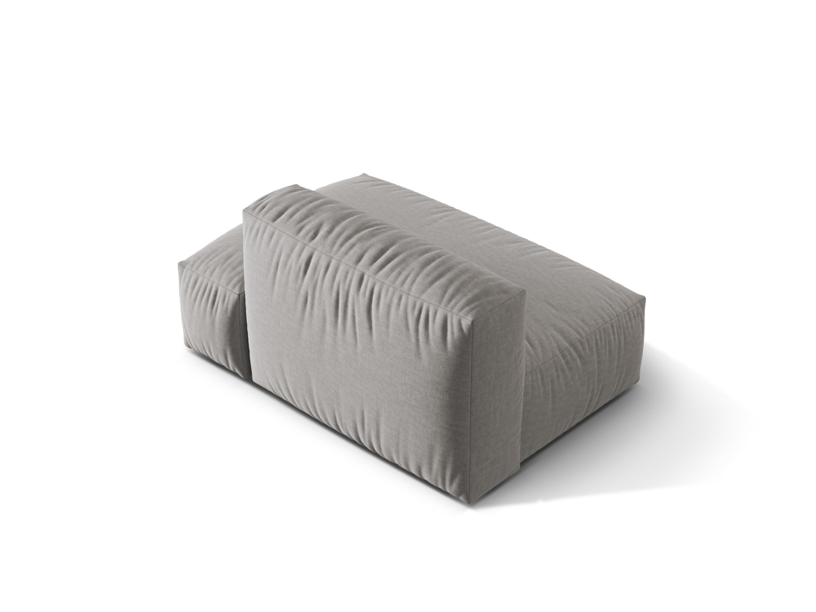 Martina Sofa rechts 2 Sitzer in Light Grey präsentiert im Onlineshop von KAQTU Design AG. L-Sofa rechts ist von Micadoni