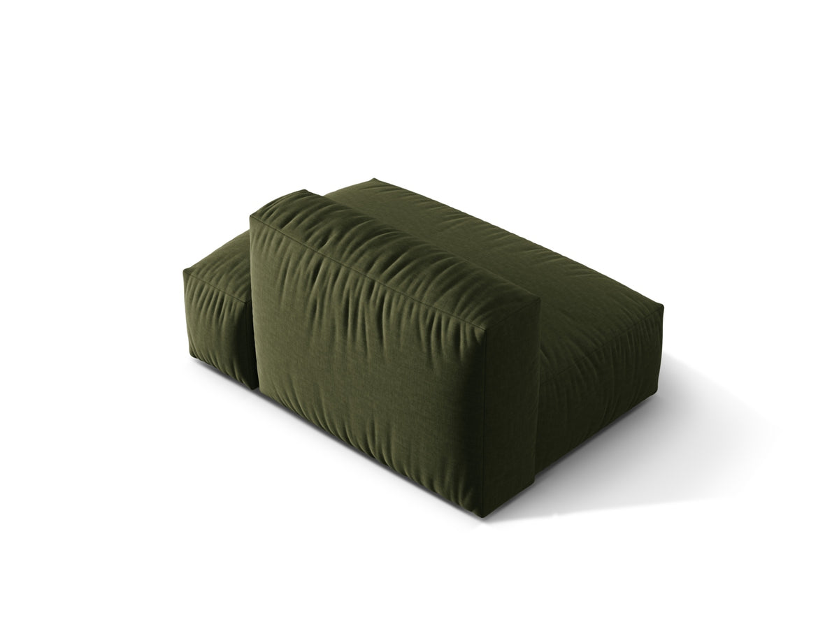 Martina Sofa rechts 2 Sitzer in Green-Boston präsentiert im Onlineshop von KAQTU Design AG. L-Sofa rechts ist von Micadoni