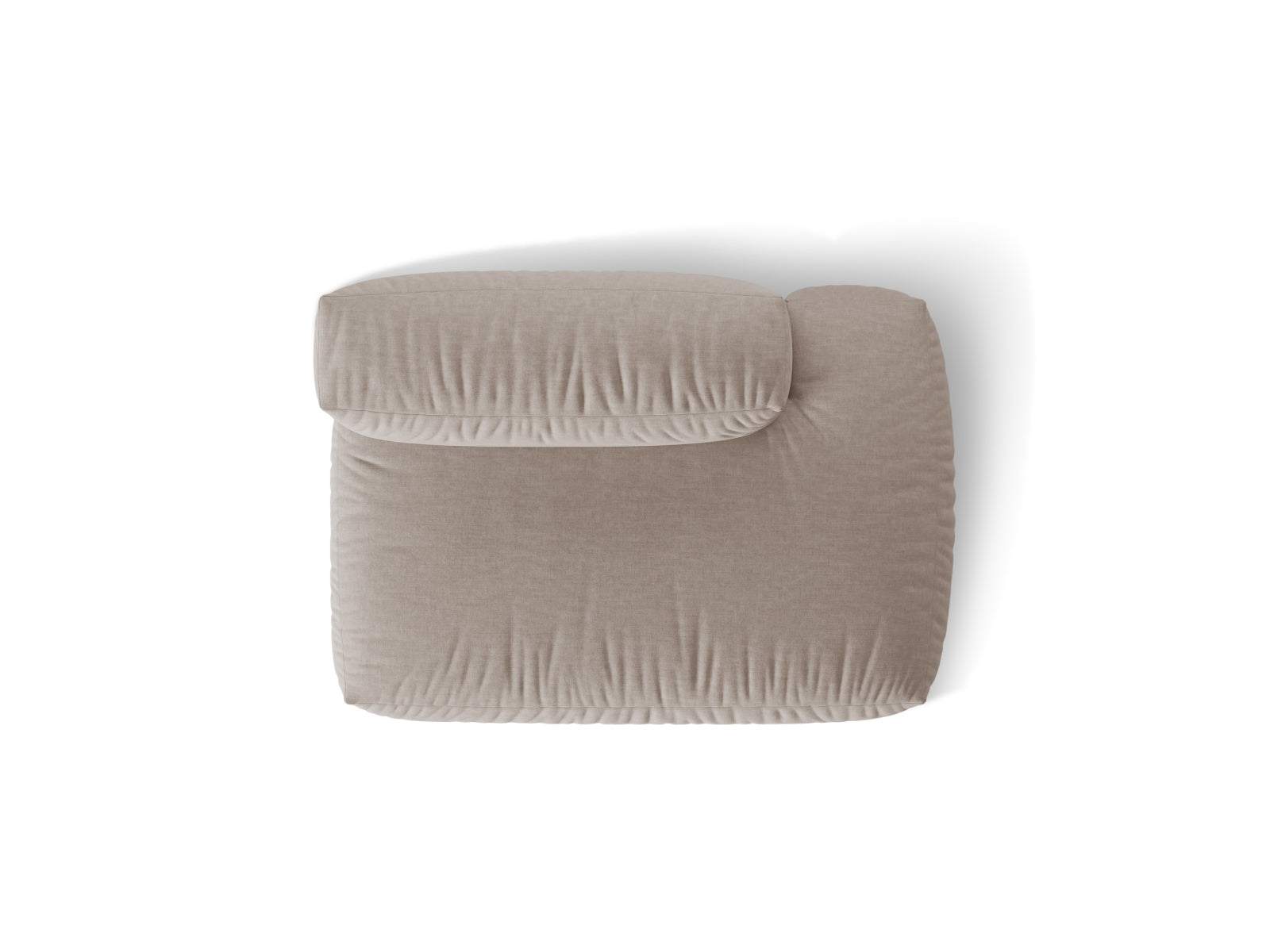 Martina Sofa rechts 2 Sitzer in Dark Beige präsentiert im Onlineshop von KAQTU Design AG. L-Sofa rechts ist von Micadoni