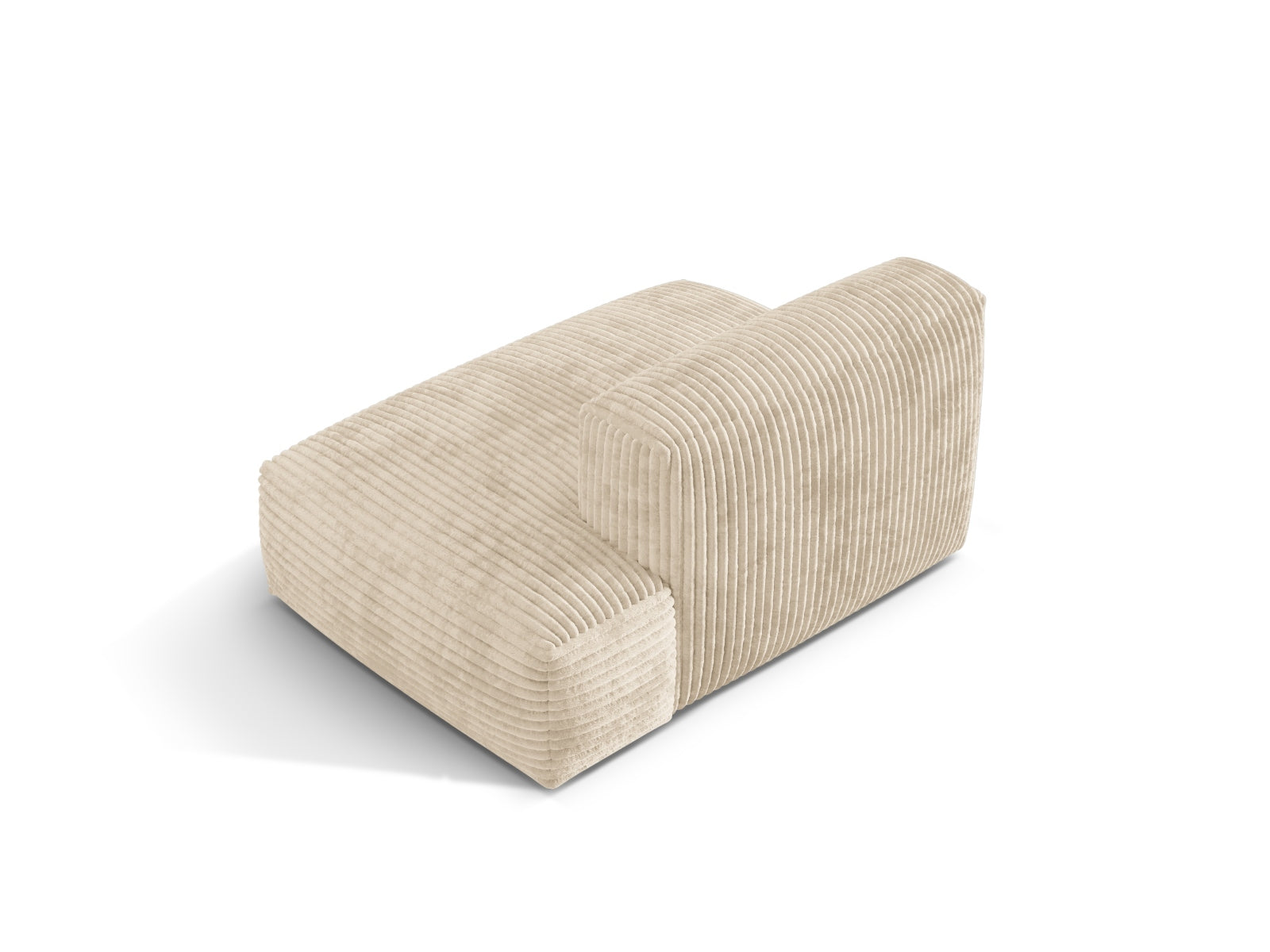Martina Sofa rechts 2 Sitzer in Light Beige präsentiert im Onlineshop von KAQTU Design AG. L-Sofa rechts ist von Micadoni
