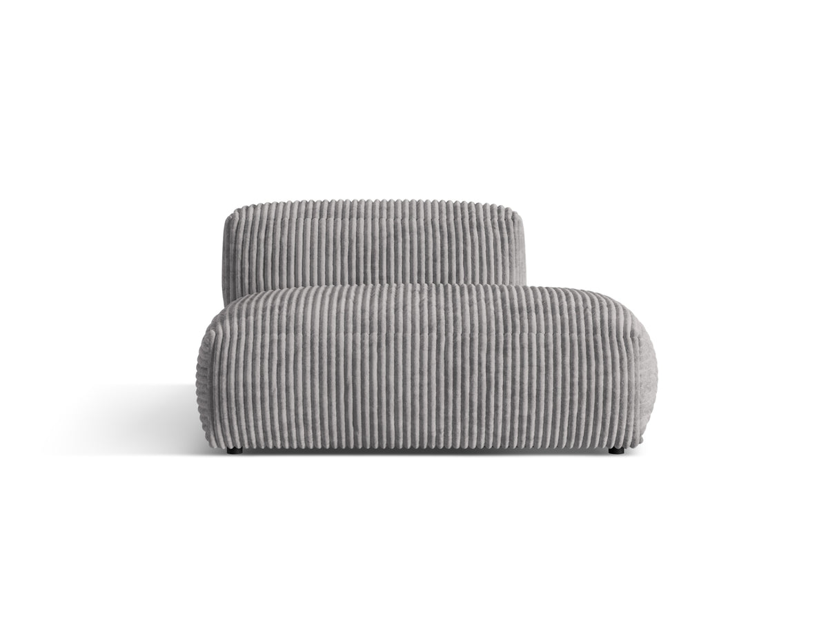 Martina Sofa rechts 2 Sitzer in Light Grey-Tilia präsentiert im Onlineshop von KAQTU Design AG. L-Sofa rechts ist von Micadoni