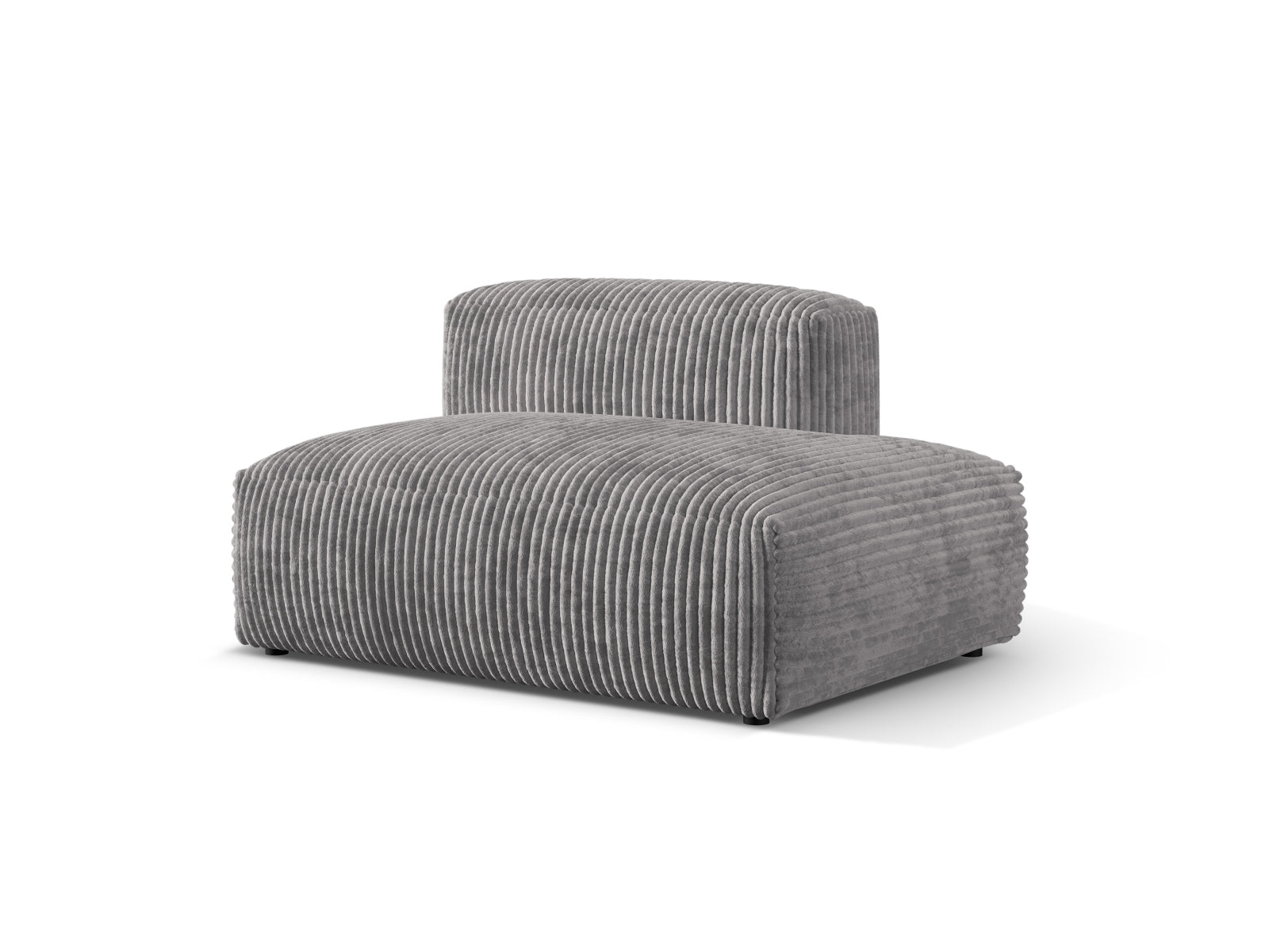 Martina Sofa rechts 2 Sitzer in Light Grey präsentiert im Onlineshop von KAQTU Design AG. L-Sofa rechts ist von Micadoni