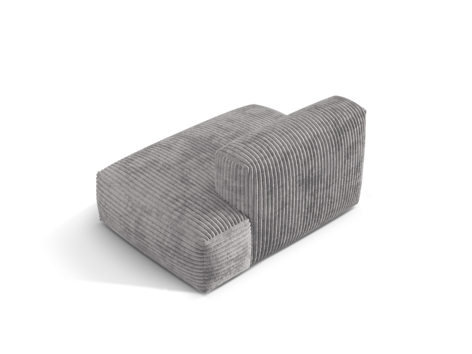 Martina Sofa rechts 2 Sitzer in Light Grey präsentiert im Onlineshop von KAQTU Design AG. L-Sofa rechts ist von Micadoni