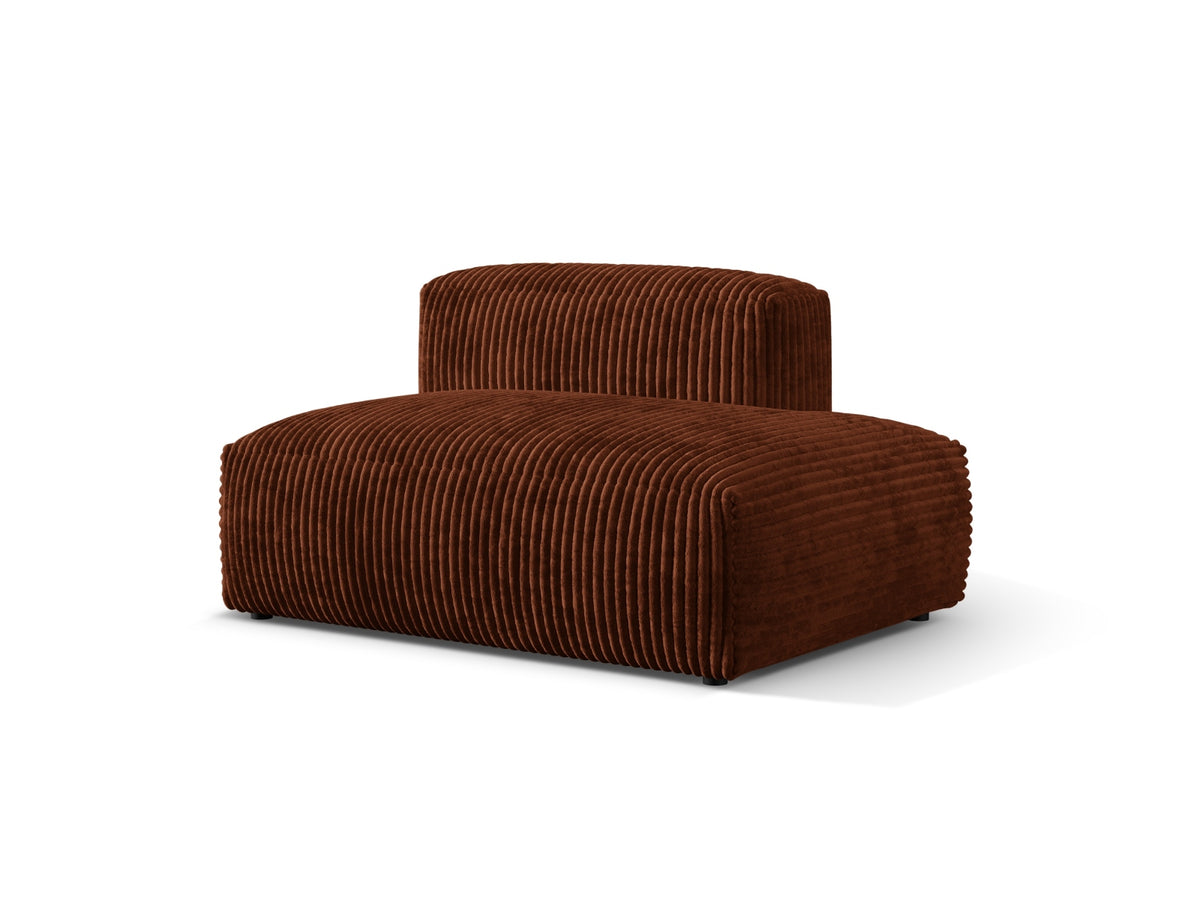 Martina Sofa rechts 2 Sitzer in Brick-Tilia präsentiert im Onlineshop von KAQTU Design AG. L-Sofa rechts ist von Micadoni