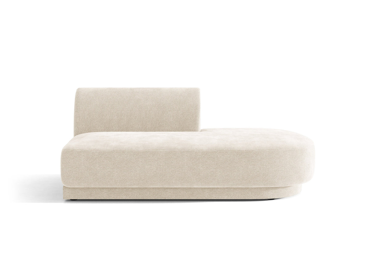 Miley Sitting Module Open rechts 2 Sitzer in Ivory-Eden präsentiert im Onlineshop von KAQTU Design AG. Modulares Sofa ist von Micadoni