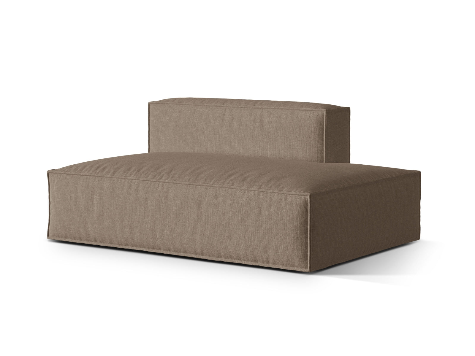 Nuria Modular Sofa rechts 3 Sitzer in Cappuccino präsentiert im Onlineshop von KAQTU Design AG. Modulares Sofa ist von Micadoni
