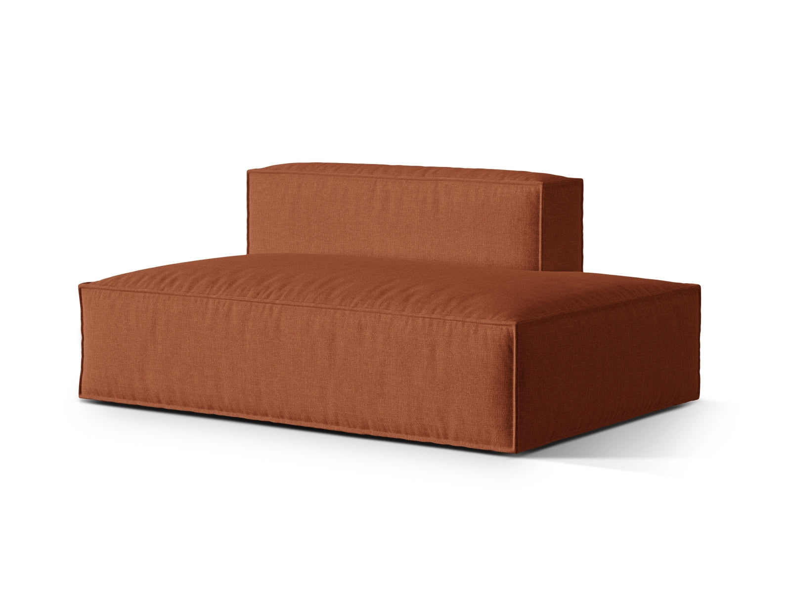 Nuria Modular Sofa rechts 3 Sitzer in Brick präsentiert im Onlineshop von KAQTU Design AG. Modulares Sofa ist von Micadoni