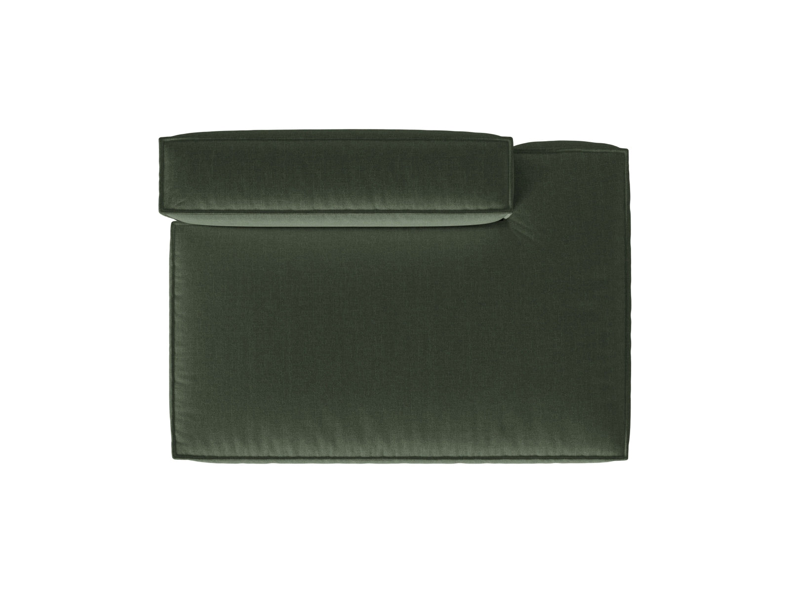 Nuria Modular Sofa rechts 3 Sitzer in Moss Green präsentiert im Onlineshop von KAQTU Design AG. Modulares Sofa ist von Micadoni