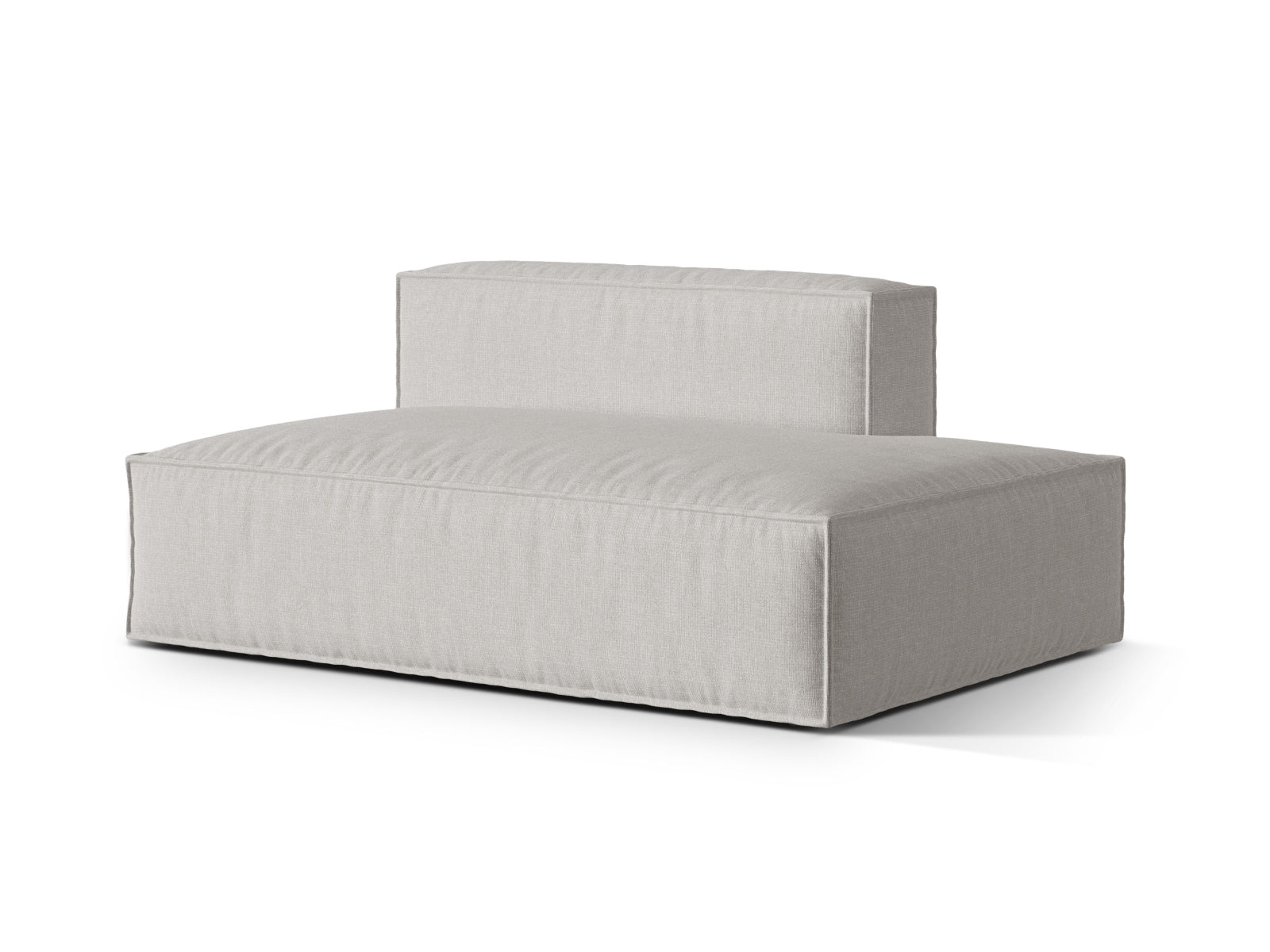 Nuria Modular Sofa rechts 3 Sitzer in Light Grey präsentiert im Onlineshop von KAQTU Design AG. Modulares Sofa ist von Micadoni