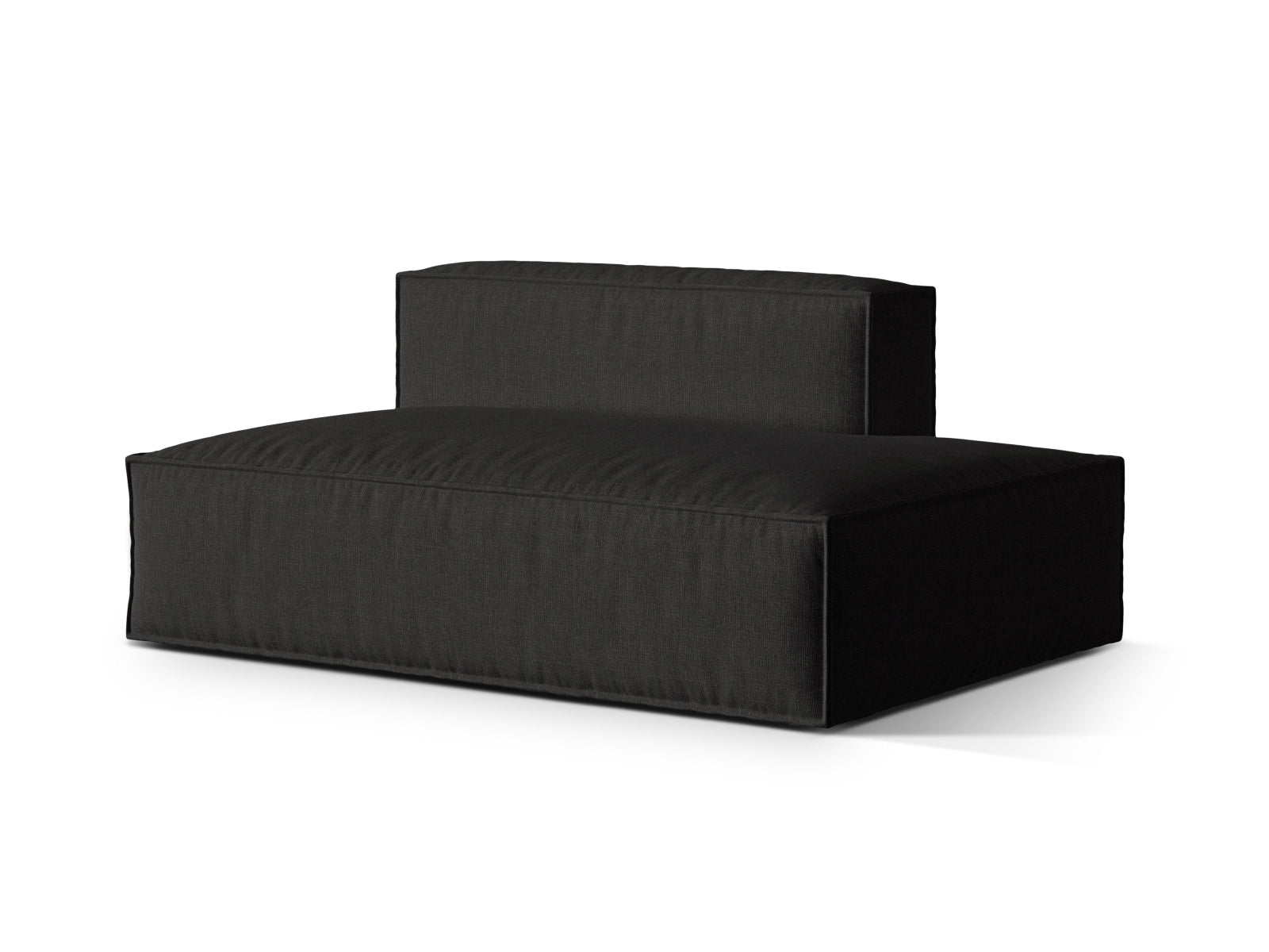 Nuria Modular Sofa rechts 3 Sitzer in Black präsentiert im Onlineshop von KAQTU Design AG. Modulares Sofa ist von Micadoni