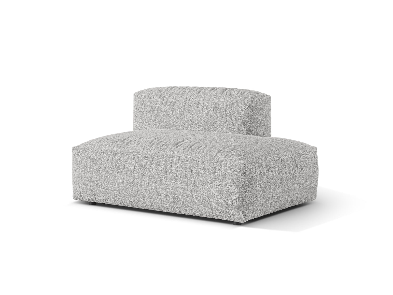 Elegantes 2-Sitzer Sofa Martina in Silber, ideal für moderne Wohnräume. Flexibles, modulares Design von Micadoni für individuellen Komfort.