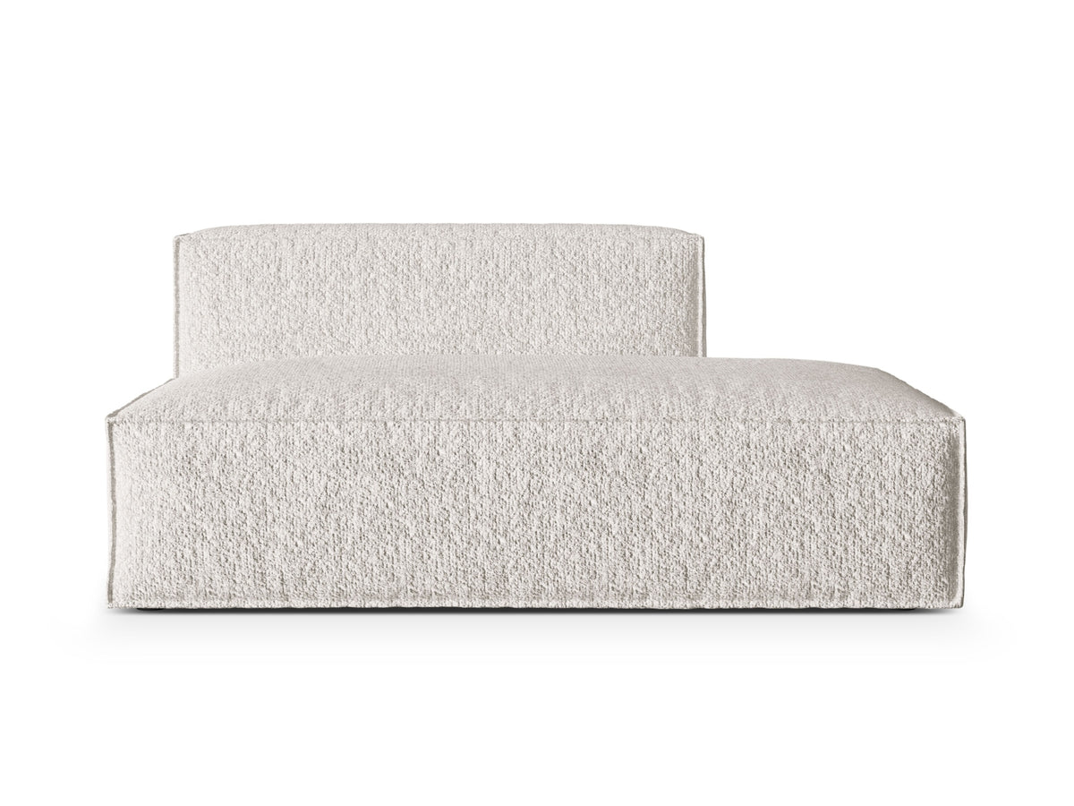 Nuria Boucle rechts Modular Sofa 3 Sitzer in Grey Beige Melange-Monet präsentiert im Onlineshop von KAQTU Design AG. Modulares Sofa ist von Micadoni